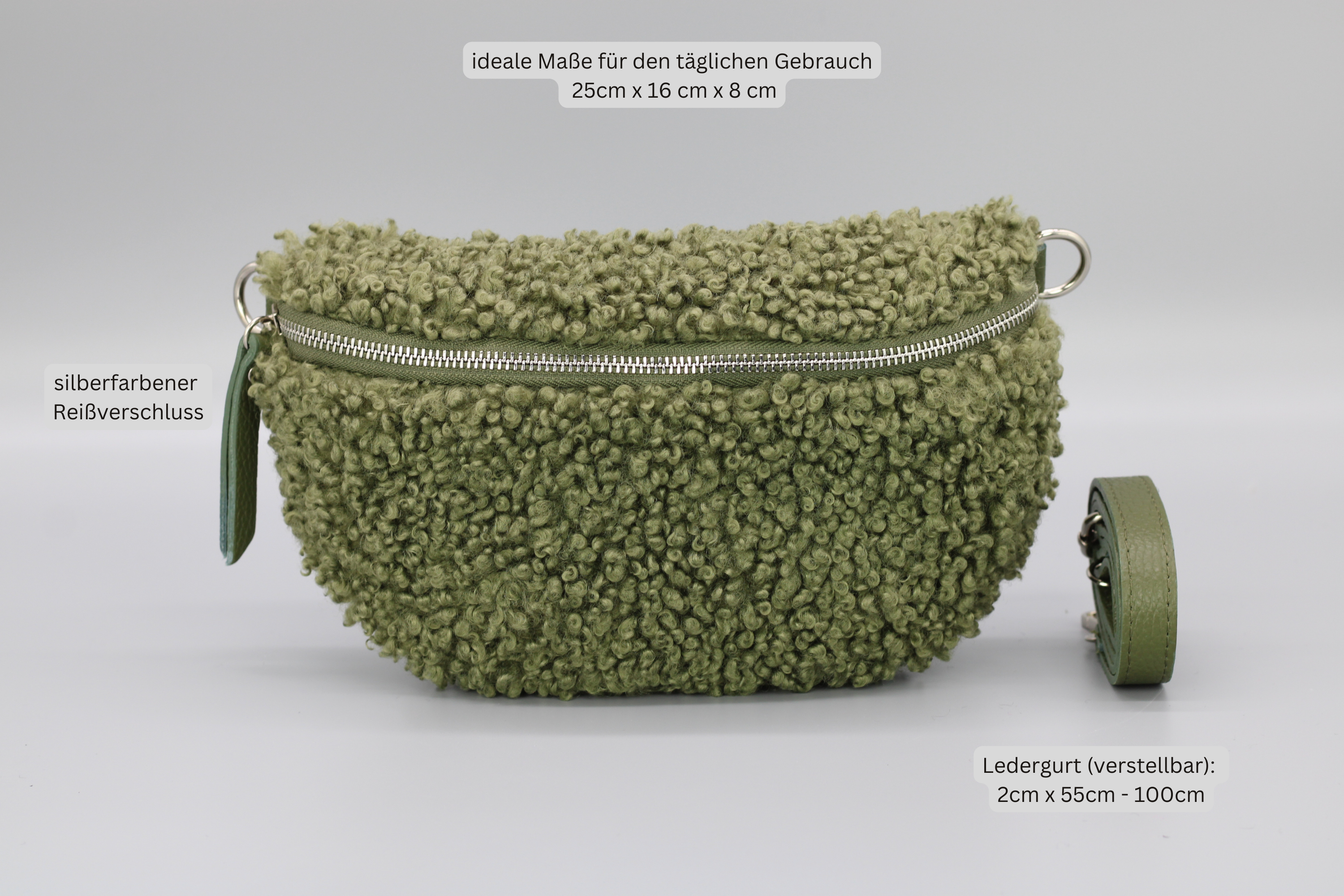 Teddy - Medium Khaki (Silber)