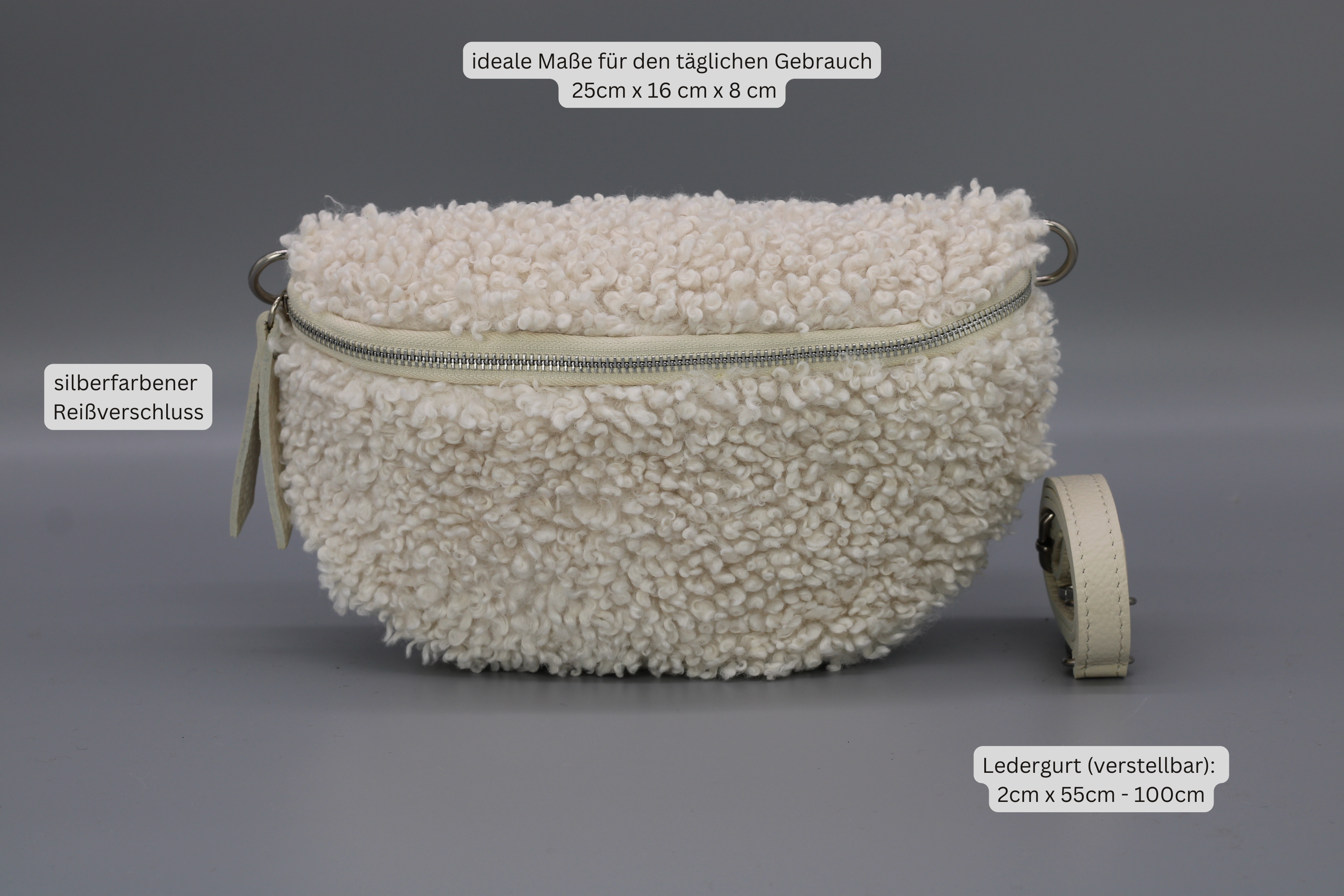 Teddy - Medium Beige (Silber)