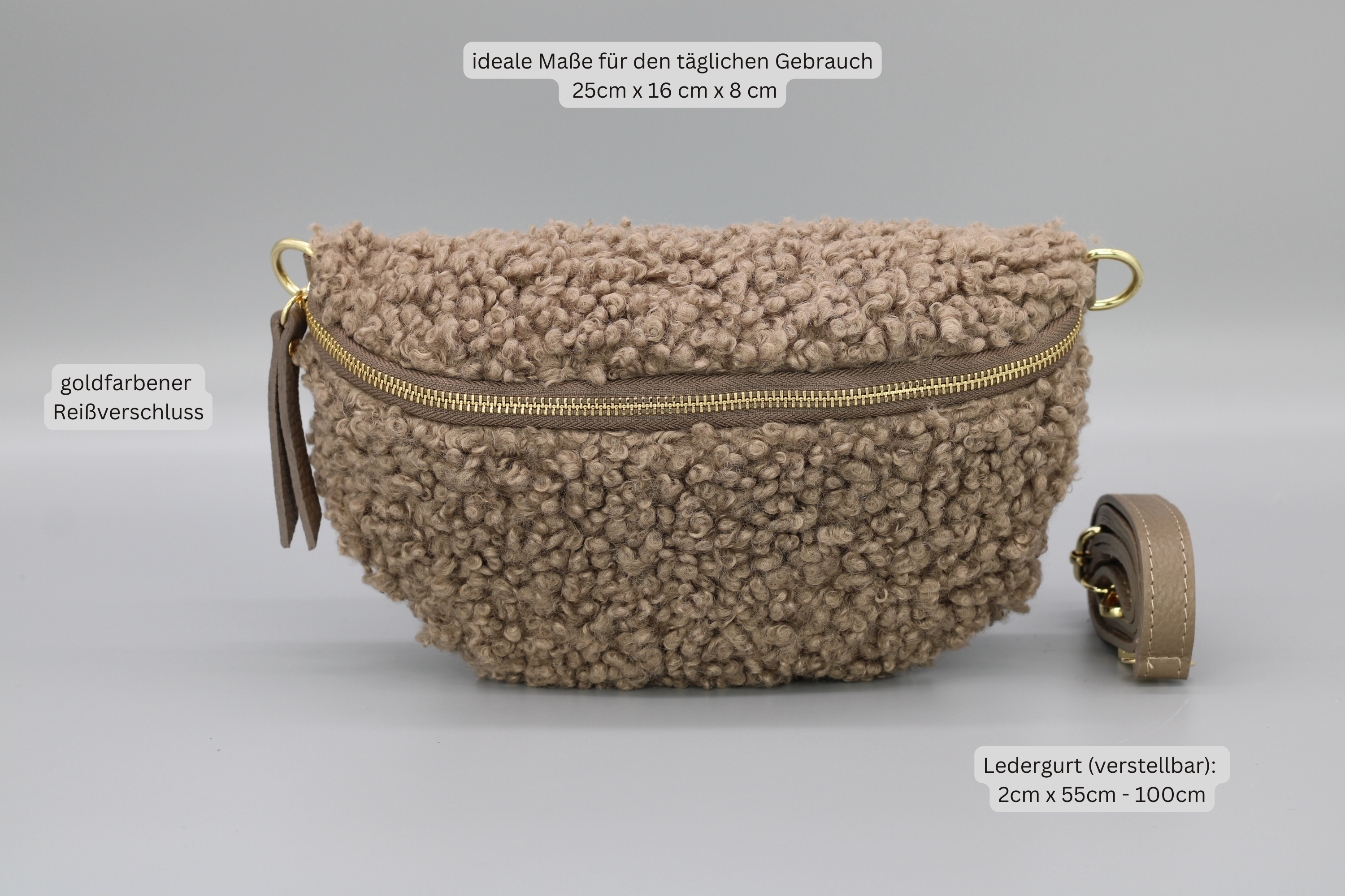 Teddy - Medium Taupe (Gold)