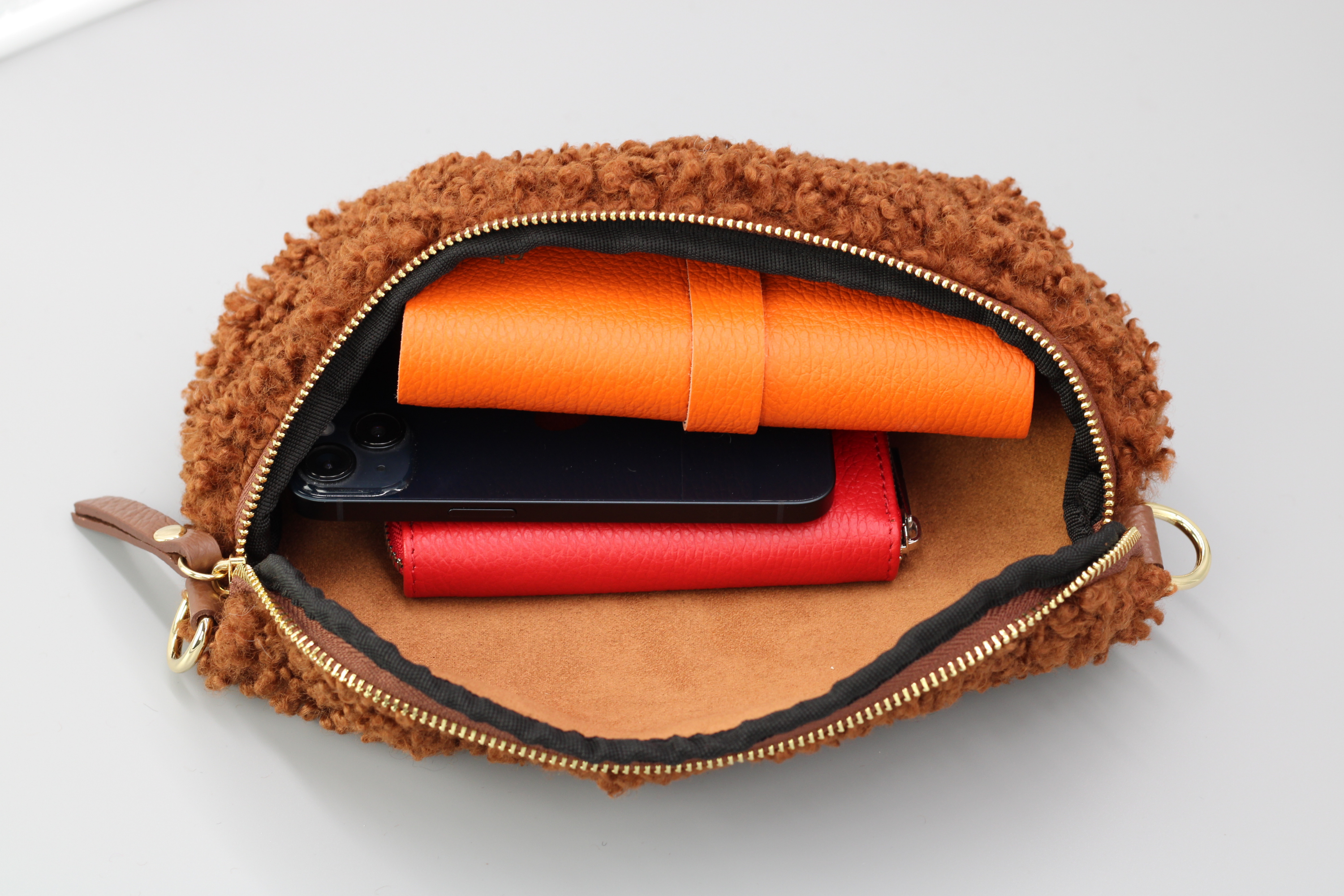 Teddy - Medium Cognac Braun (Gold)