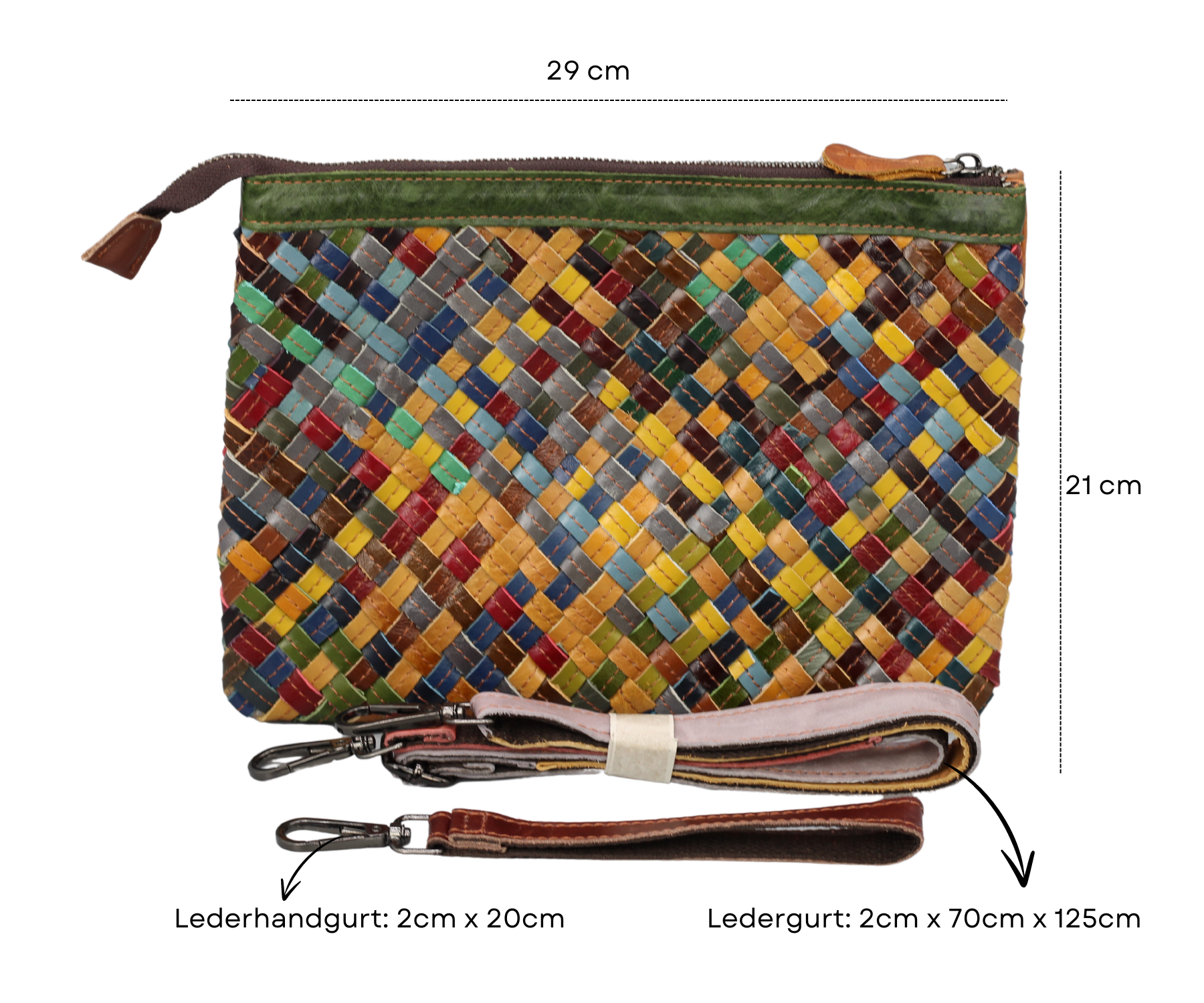 Bunte Schlanke Tasche