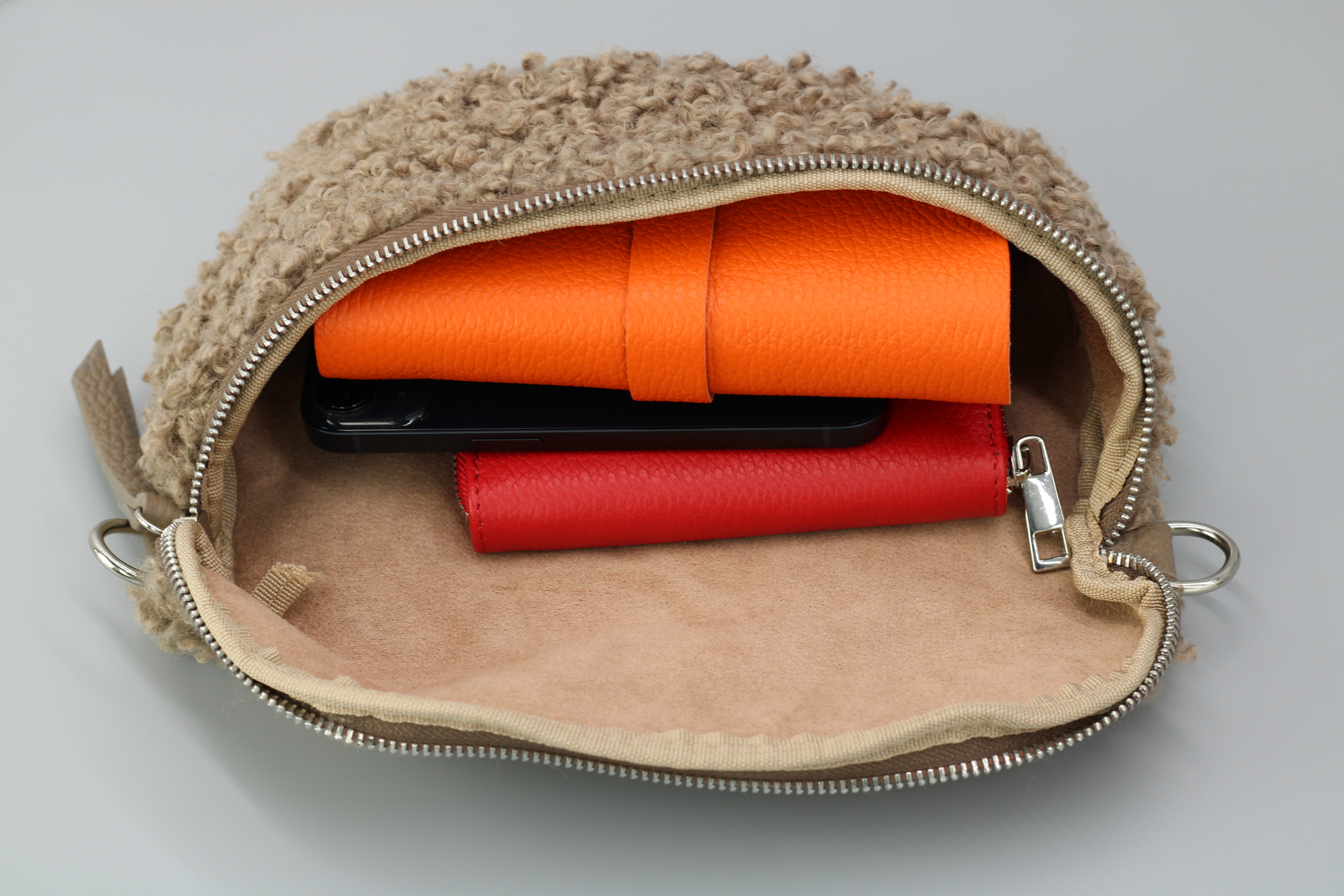 Teddy - Medium Taupe (Silber)