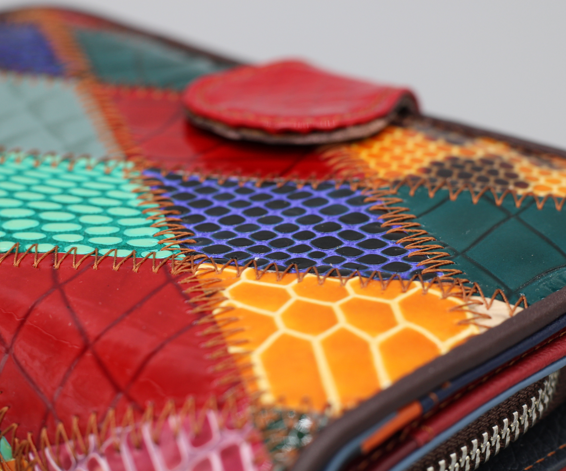 Buntes Portemonnaie Kurz