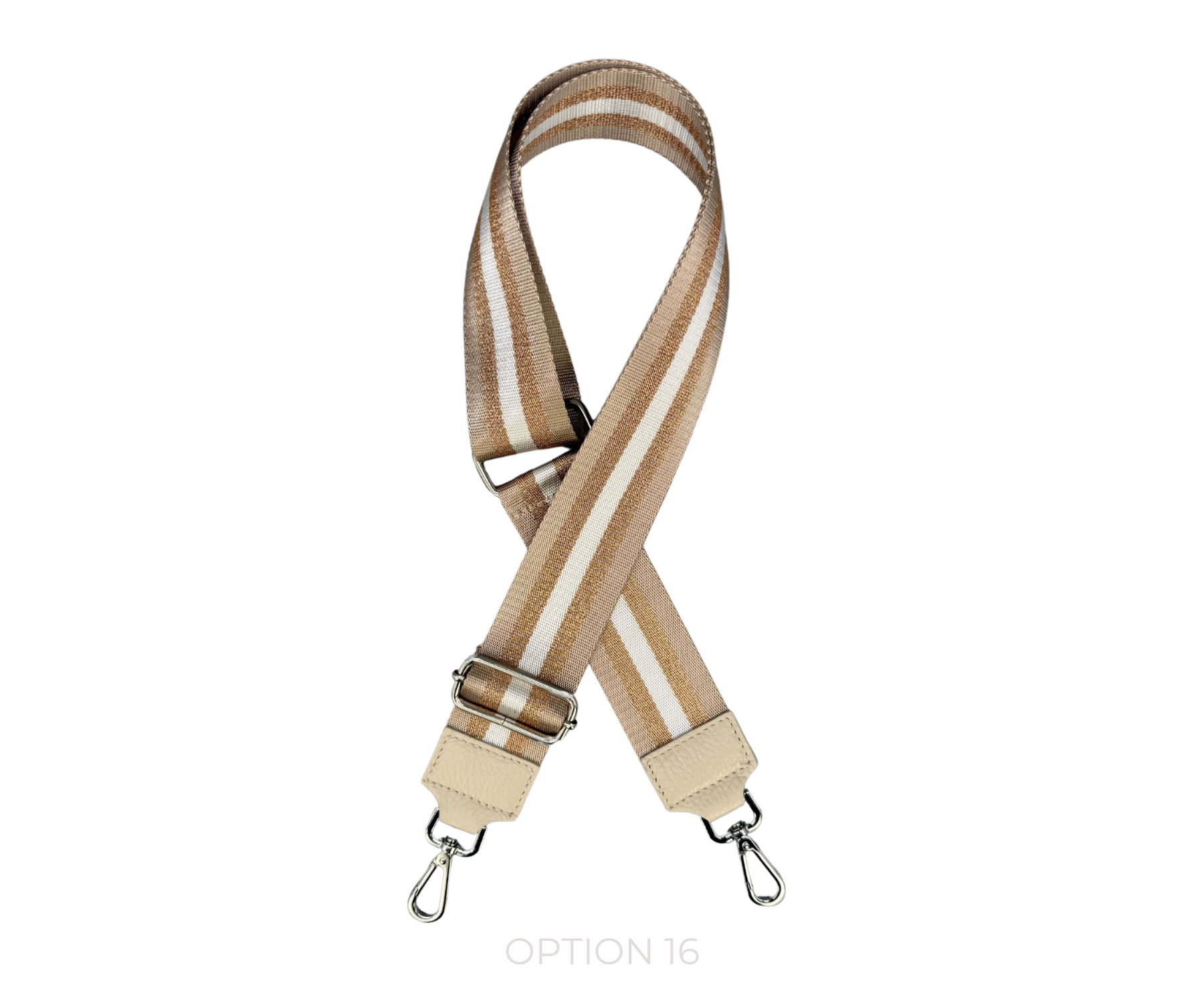 Taschenriemen - Beige(Silber)
