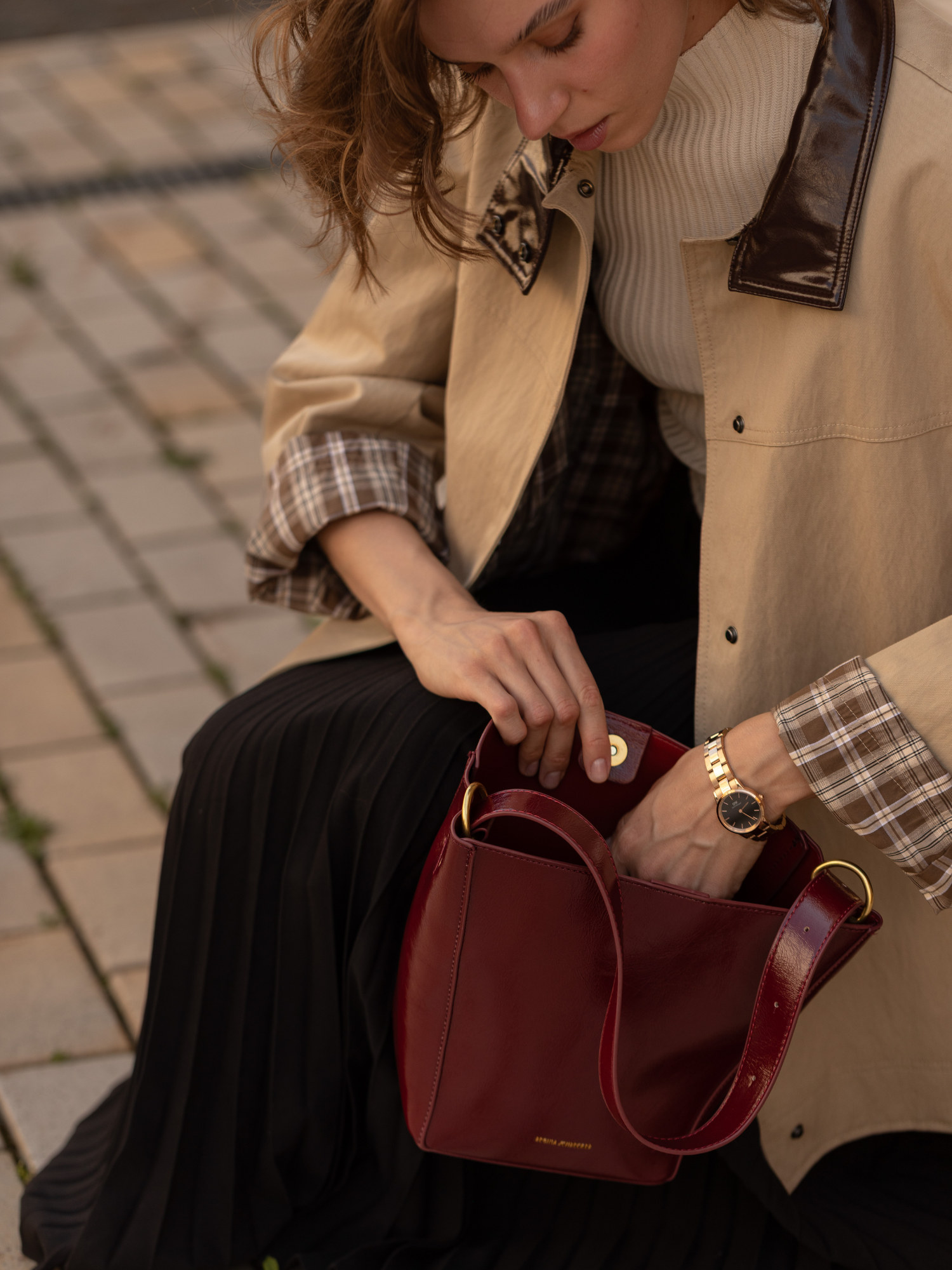 Bucket Bag RS5242-Schwarz