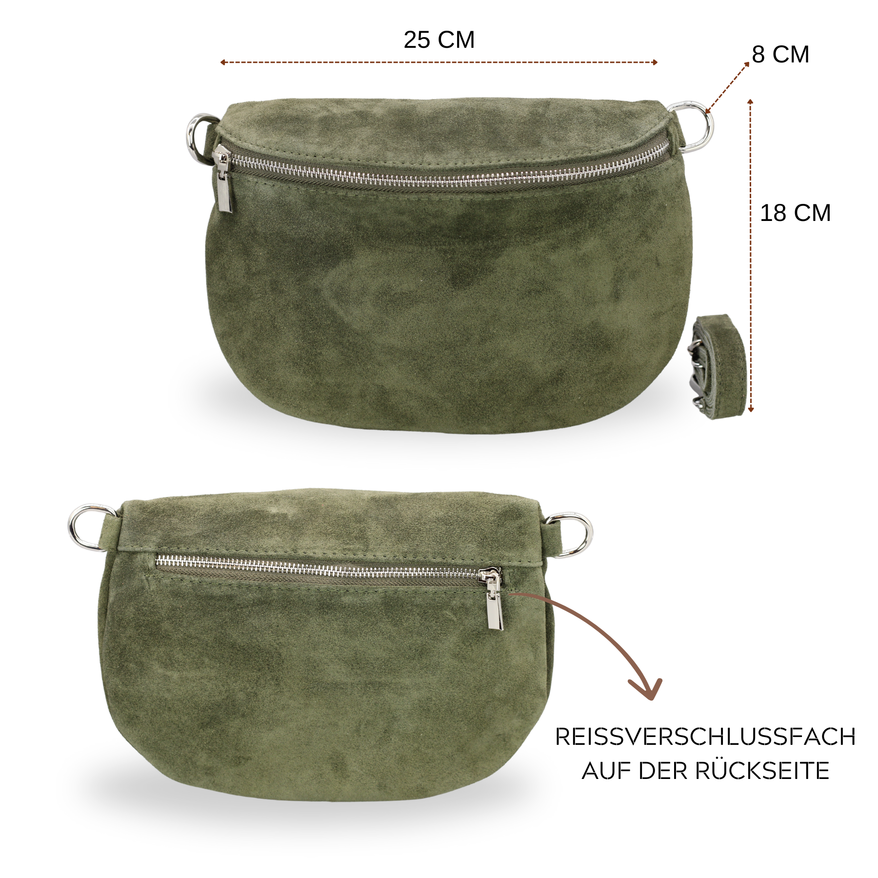Afia Suede - Khaki