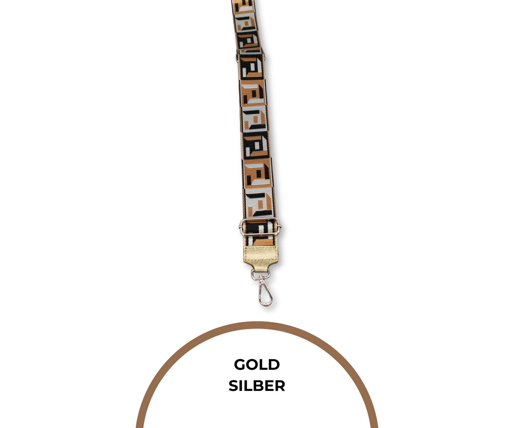 Taschenriemen - Gold (Silber)