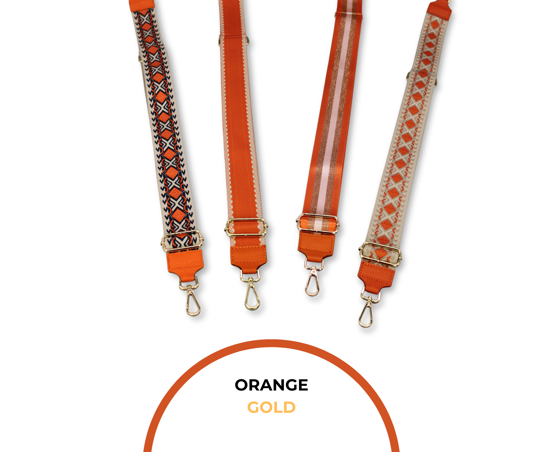 Taschenriemen - Orange (Gold)