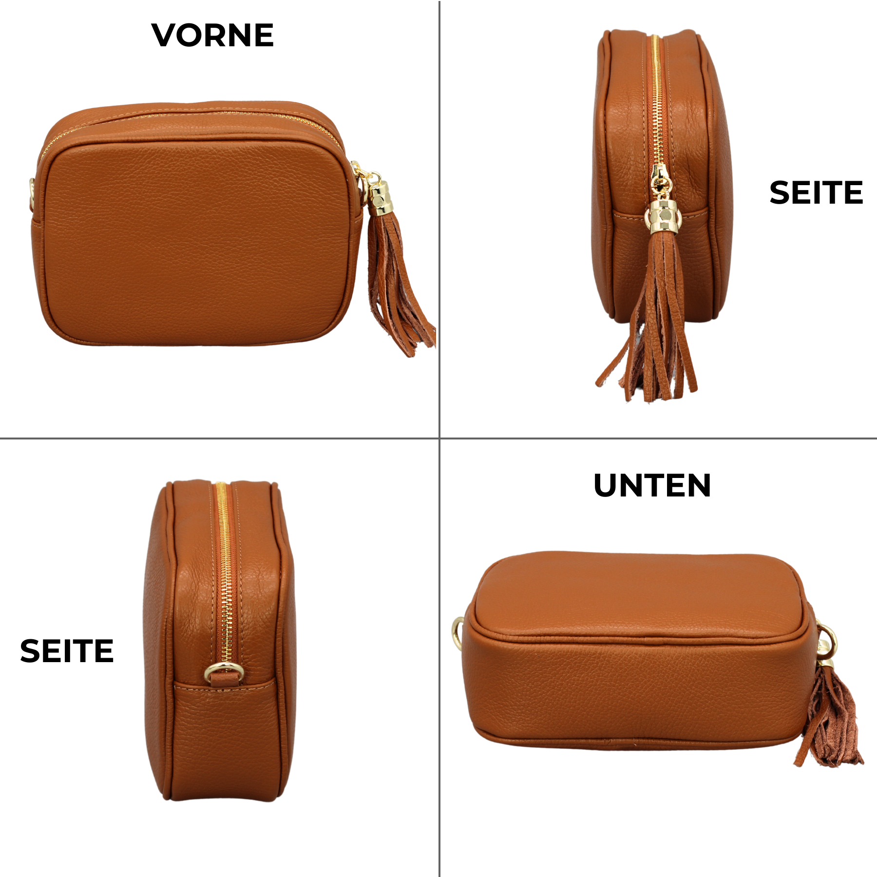 Kira - Cognac Braun (Gold)
