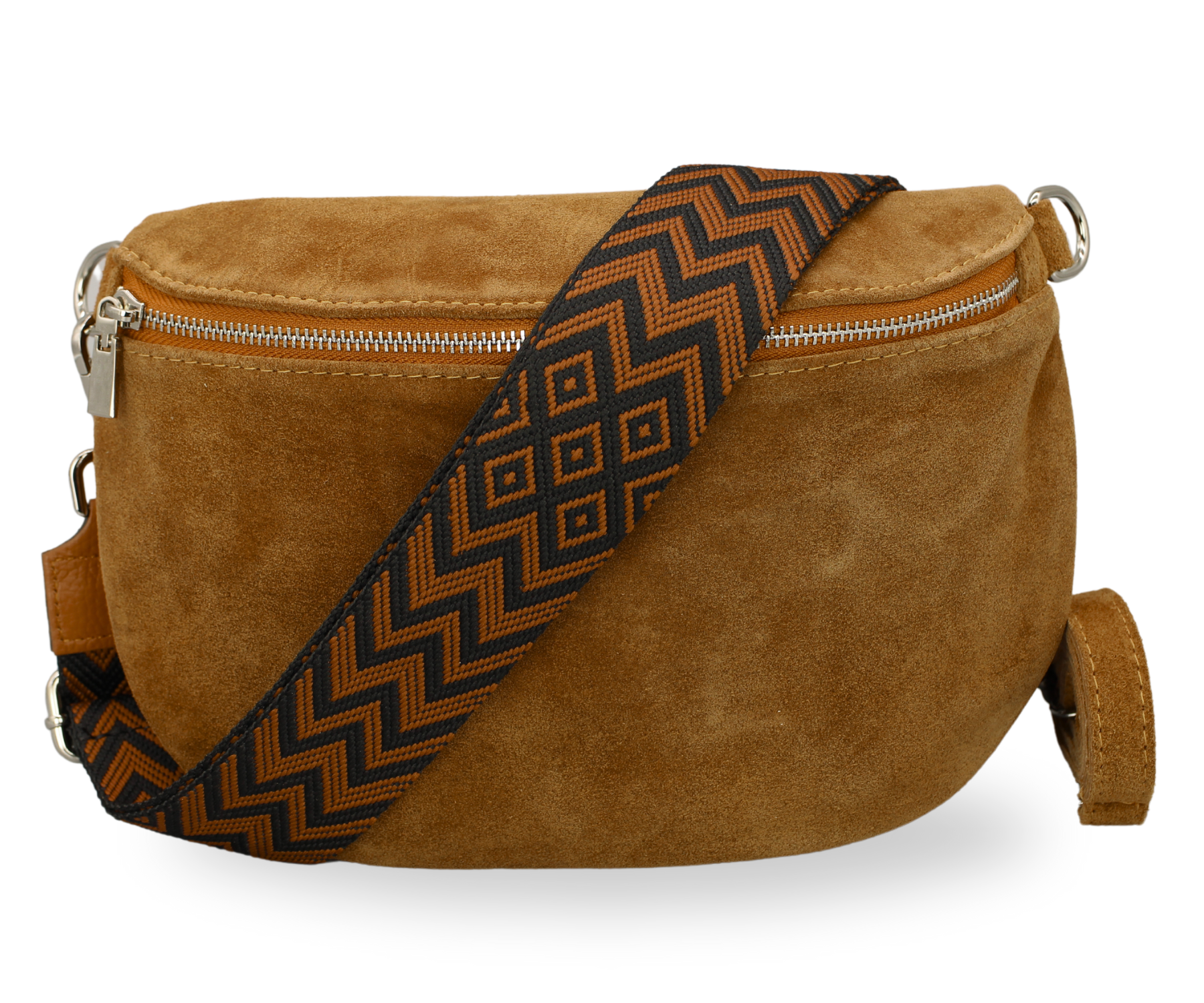 Afia Suede - Cognac Braun