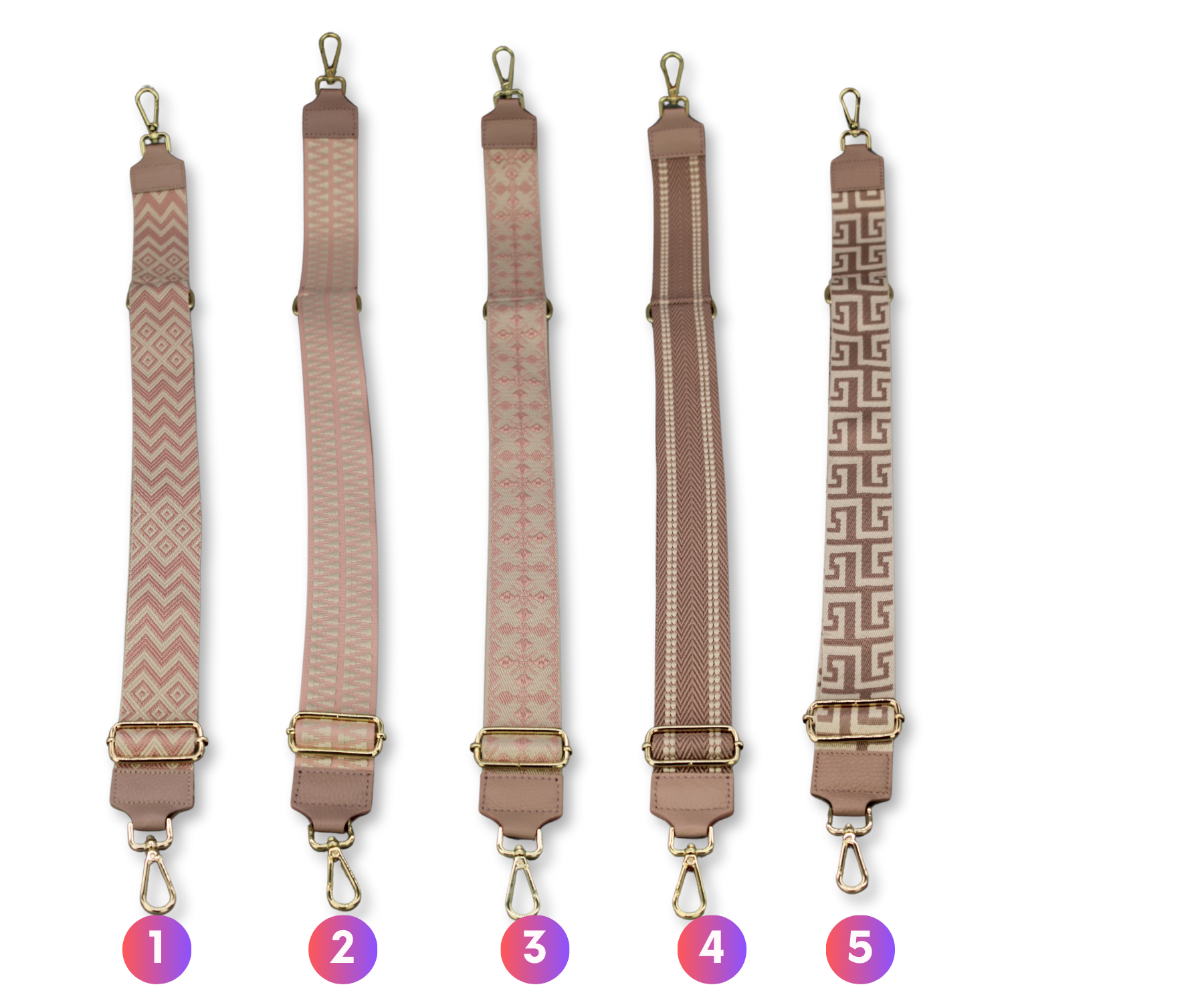 Taschenriemen - Rose (Gold)