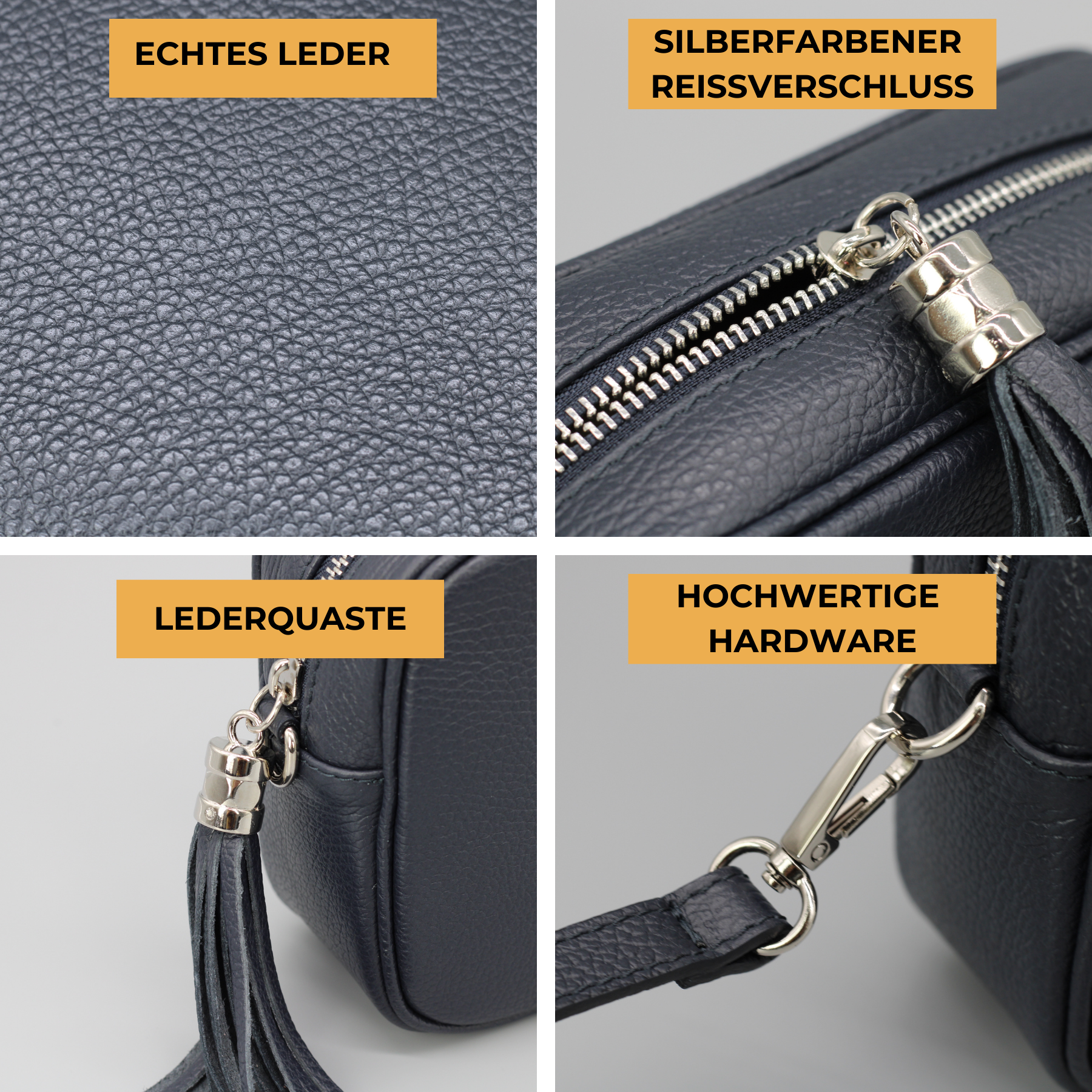 Kira - Navy Blue (Silver)