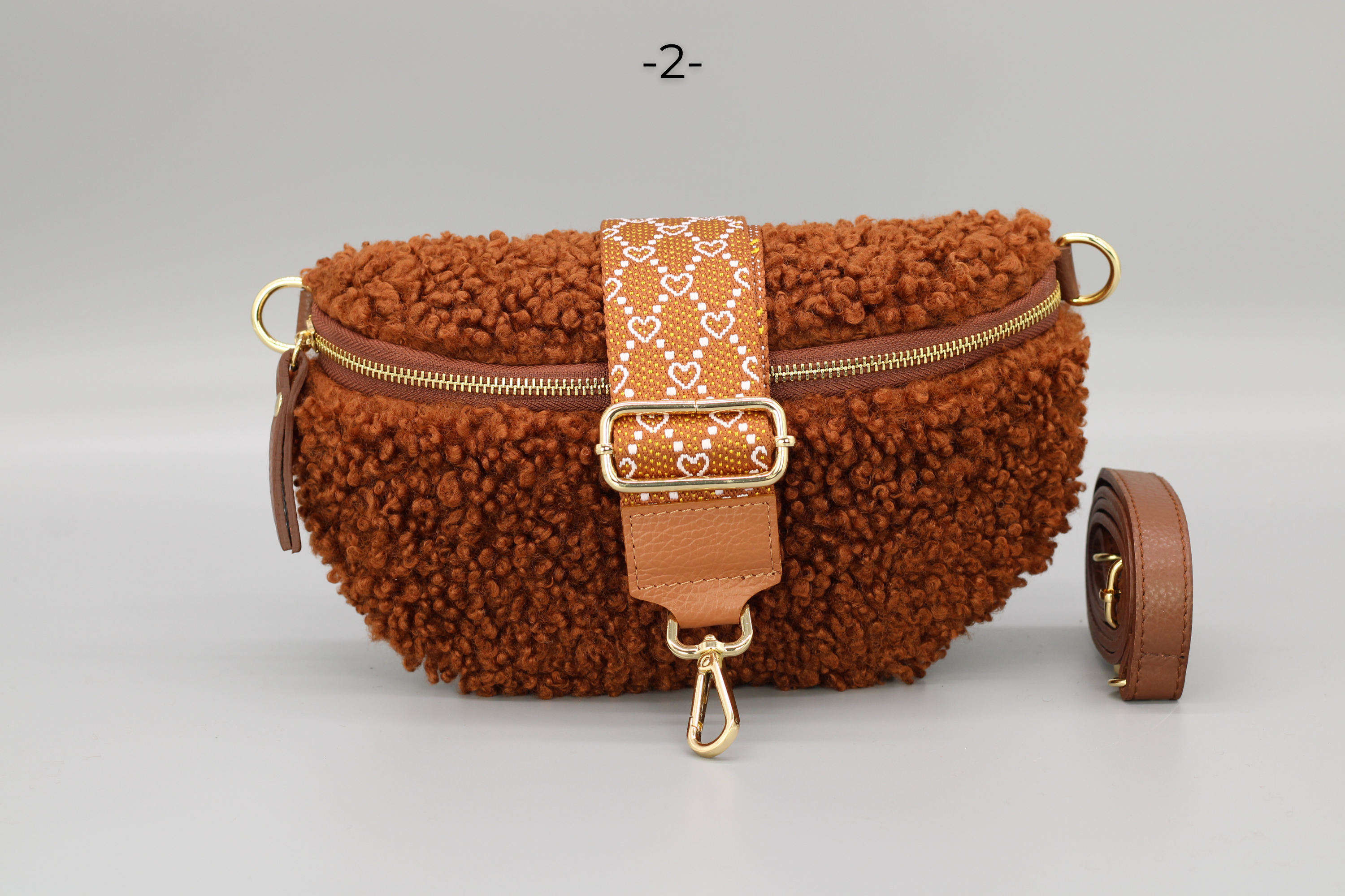 Teddy - Medium Cognac Braun (Gold)