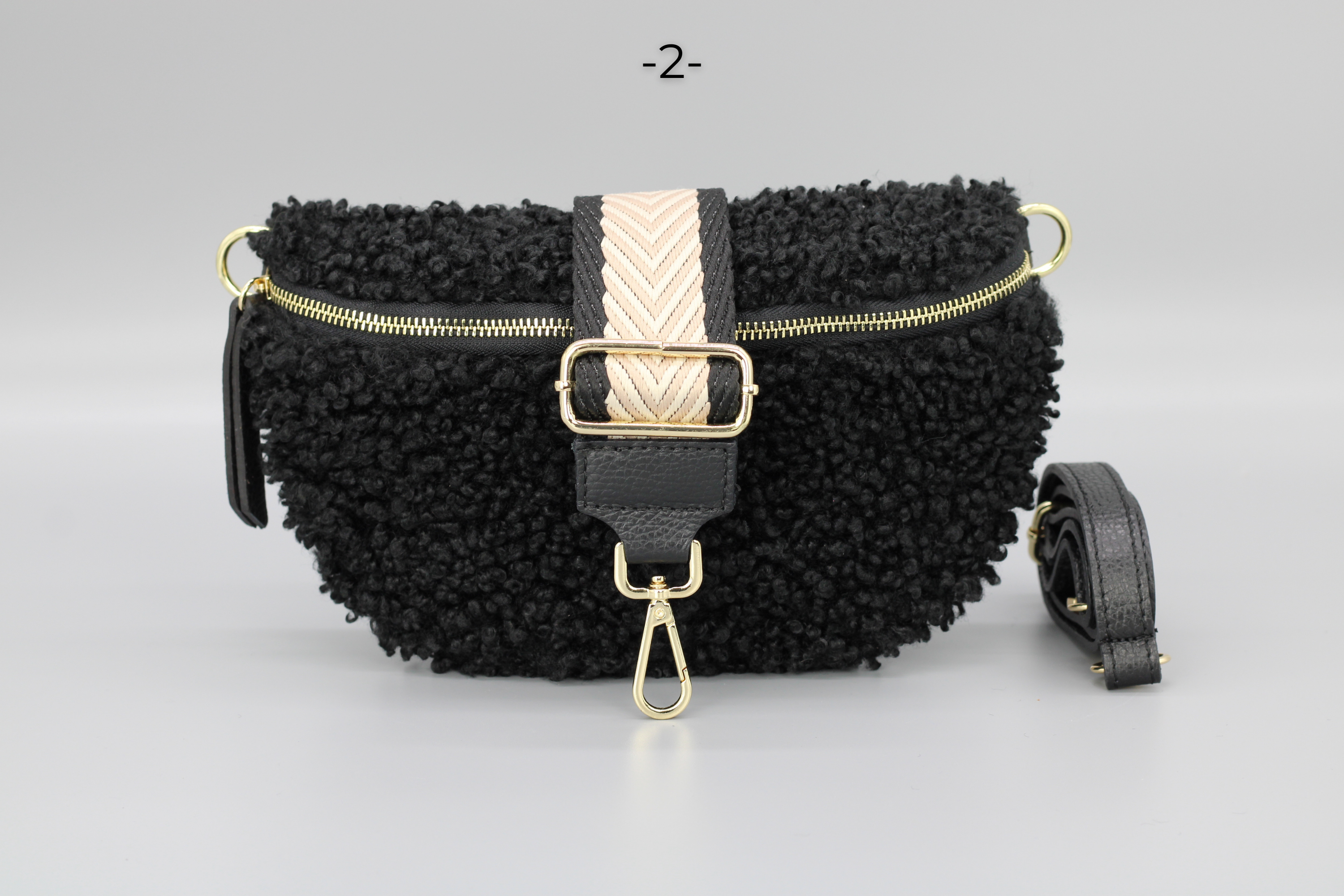 Teddy - Medium Schwarz (Gold)