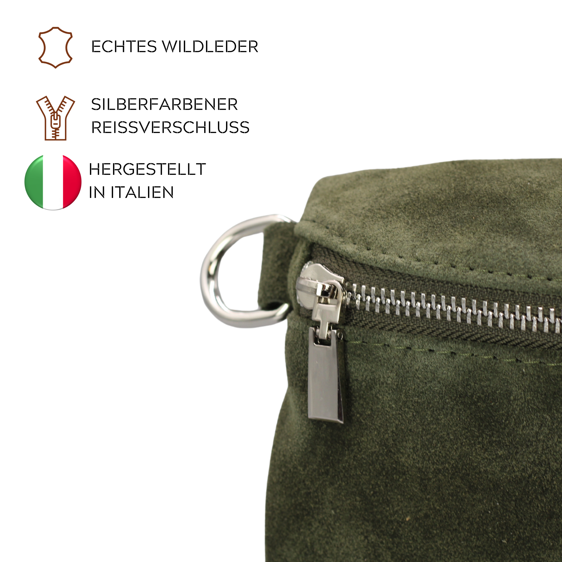 Afia Suede - Khaki