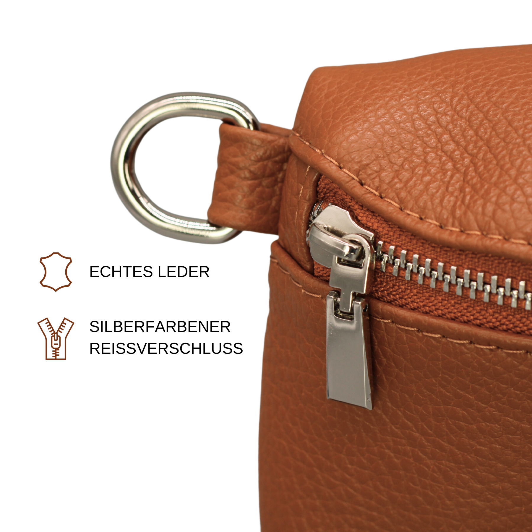 Afia - Cognac Brown (Silver)