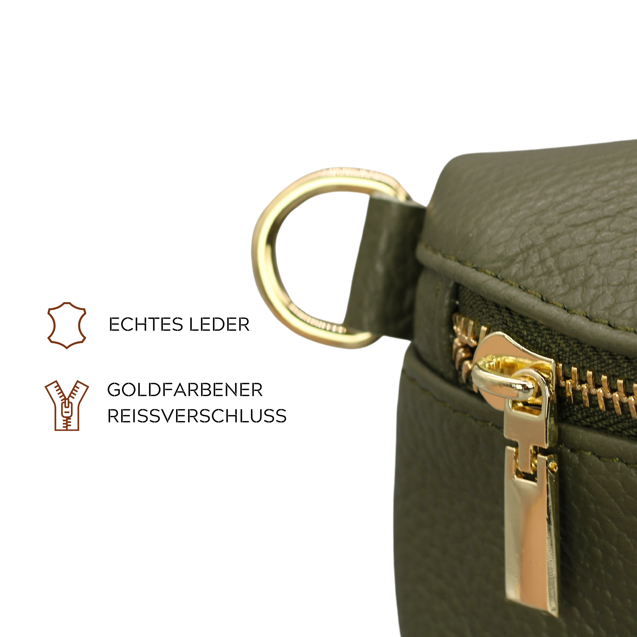 Afia - Khaki (Gold)