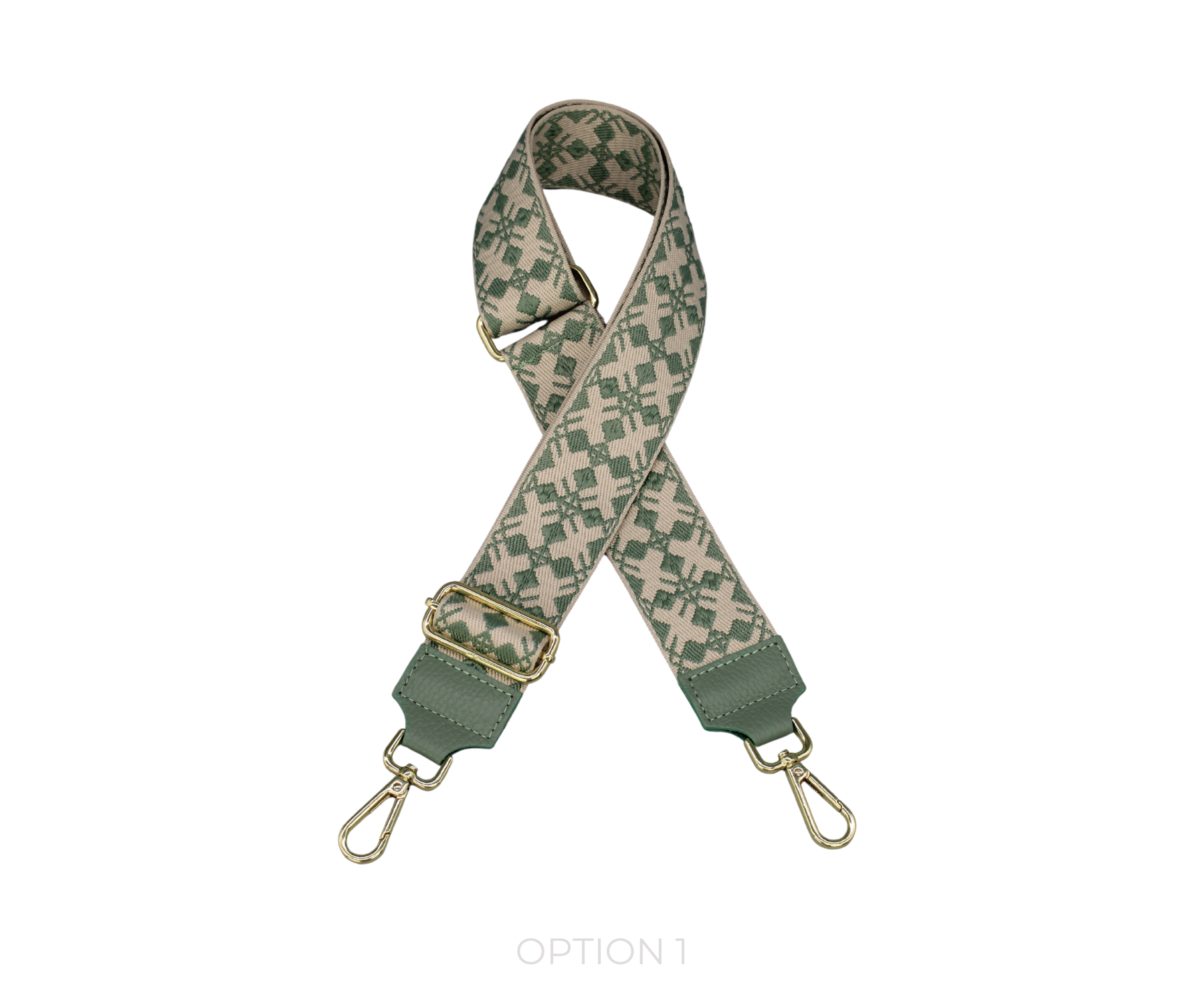 Taschenriemen - Mintgrün (Gold)