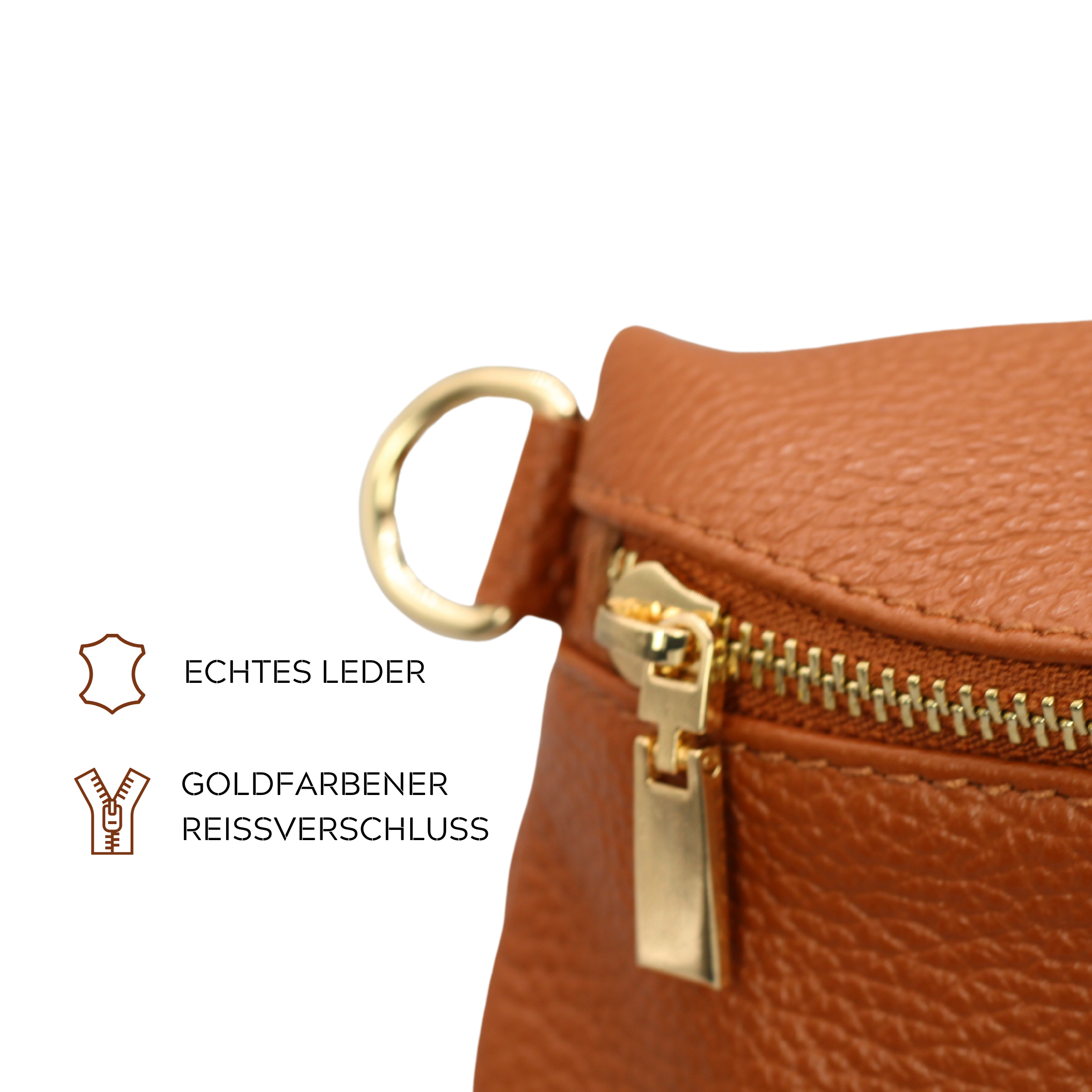 Afia - Cognac Brown (Gold)