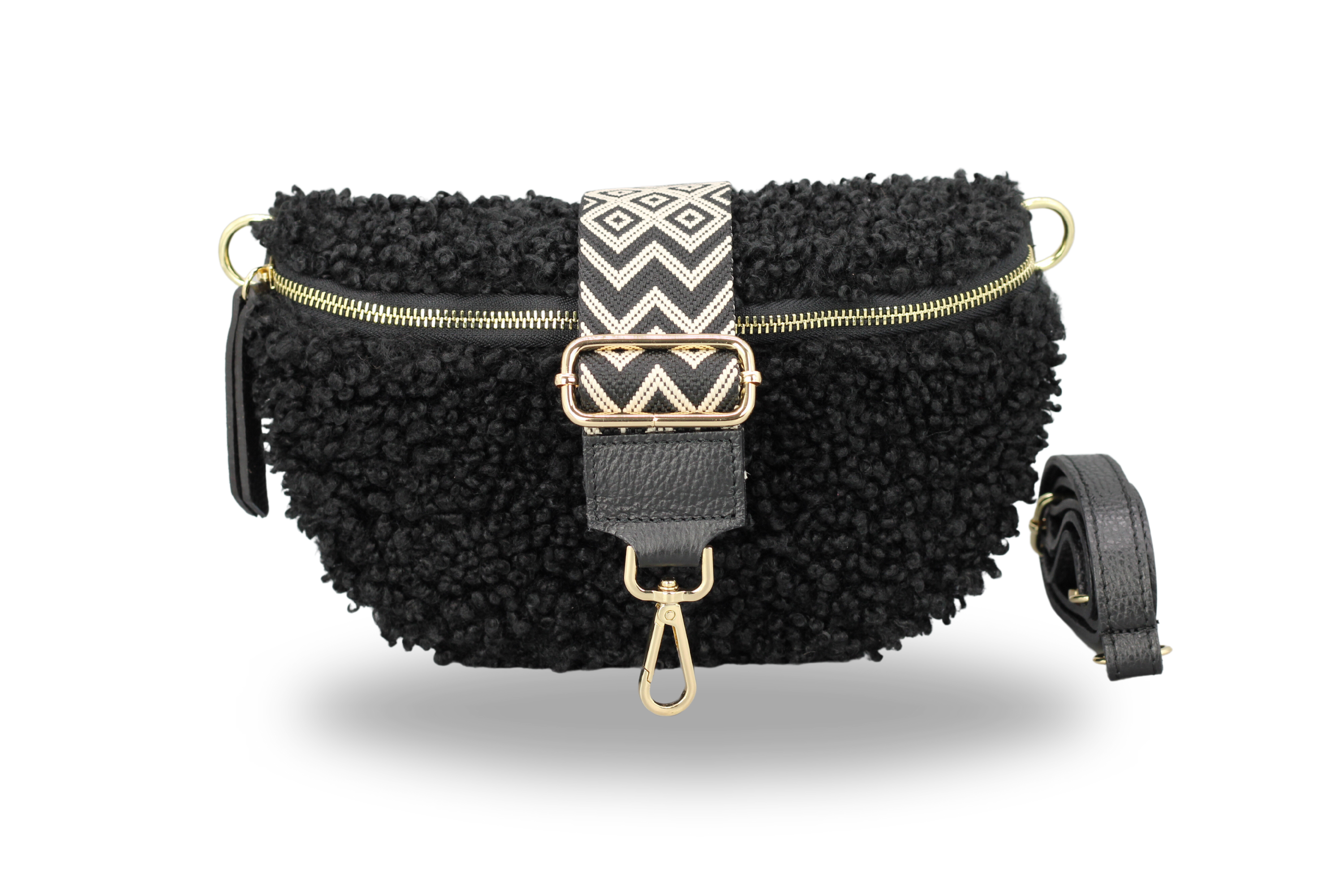 Teddy - Medium Schwarz (Gold)