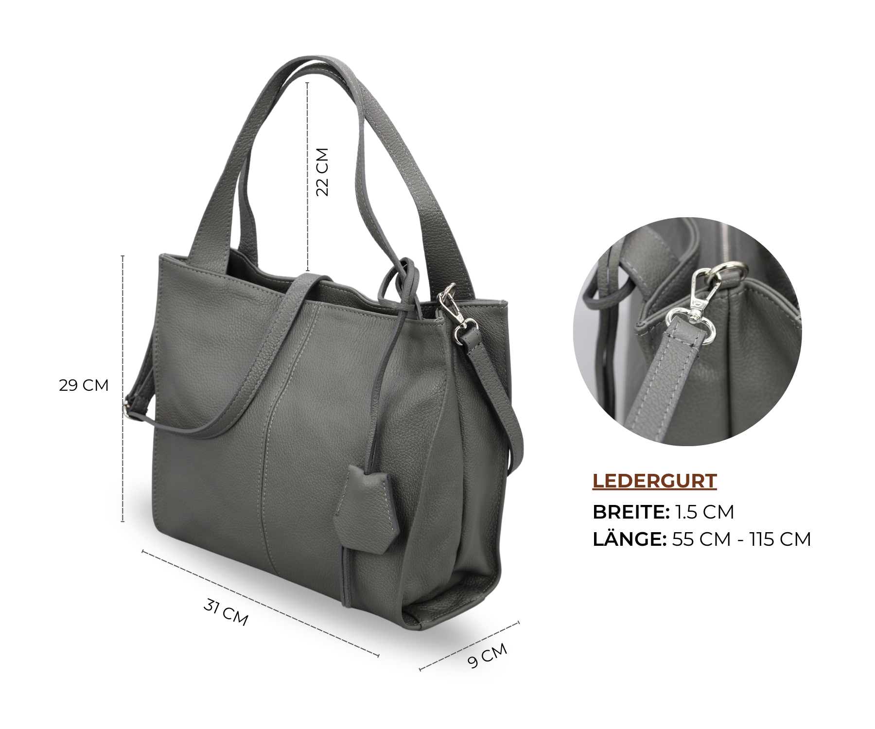 Sienna - Dark Grey