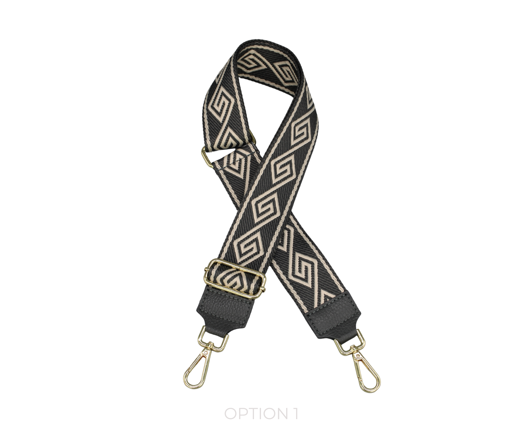 Taschenriemen - Dunkelgrau (Gold)