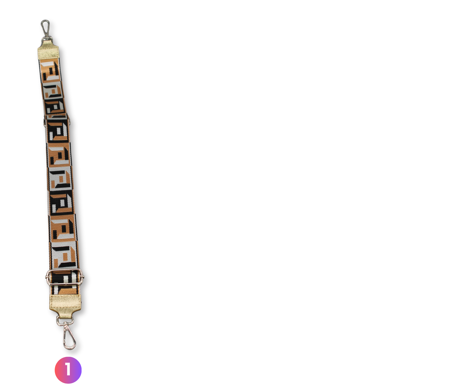 Taschenriemen - Gold (Silber)