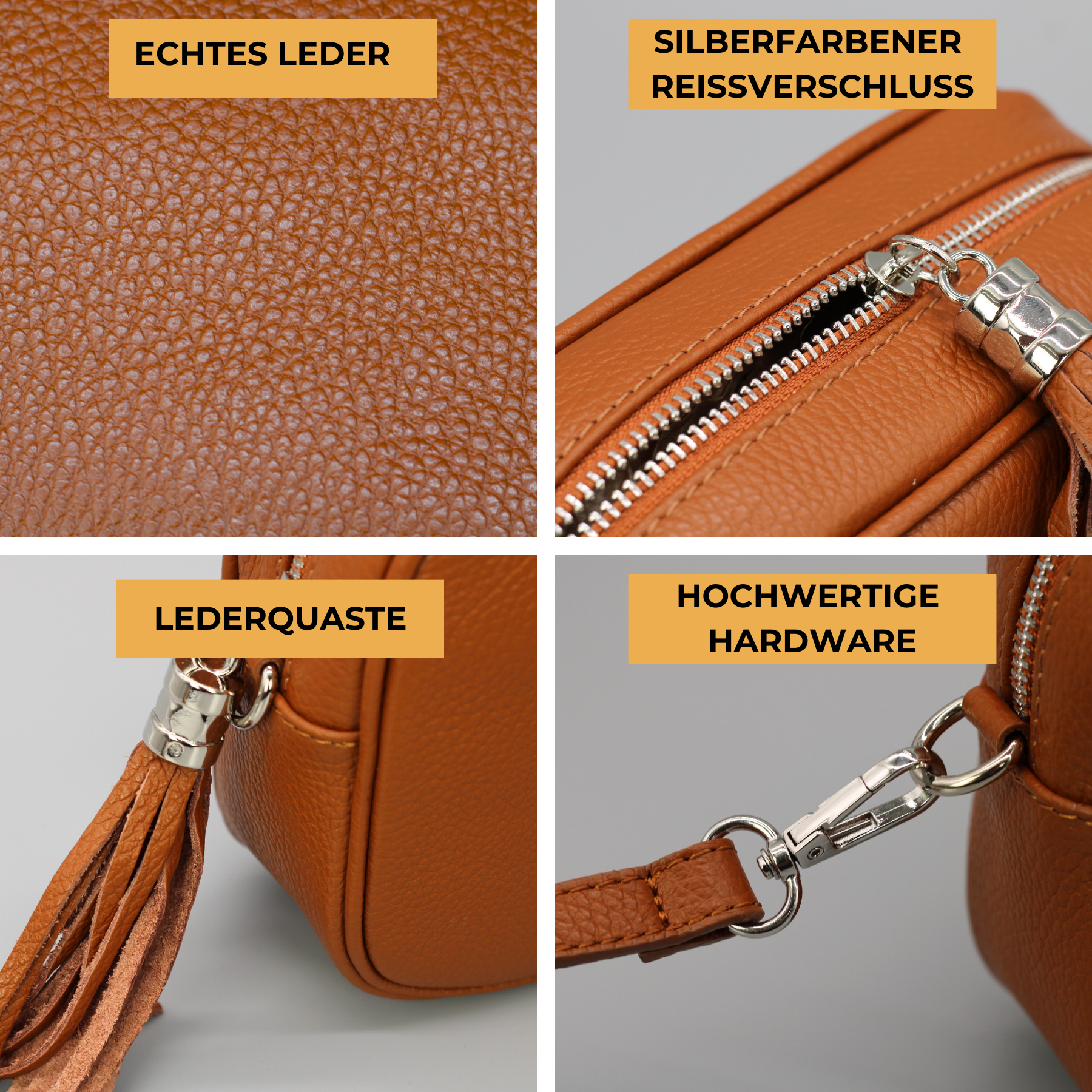 Kira - Cognac Braun (Silver)