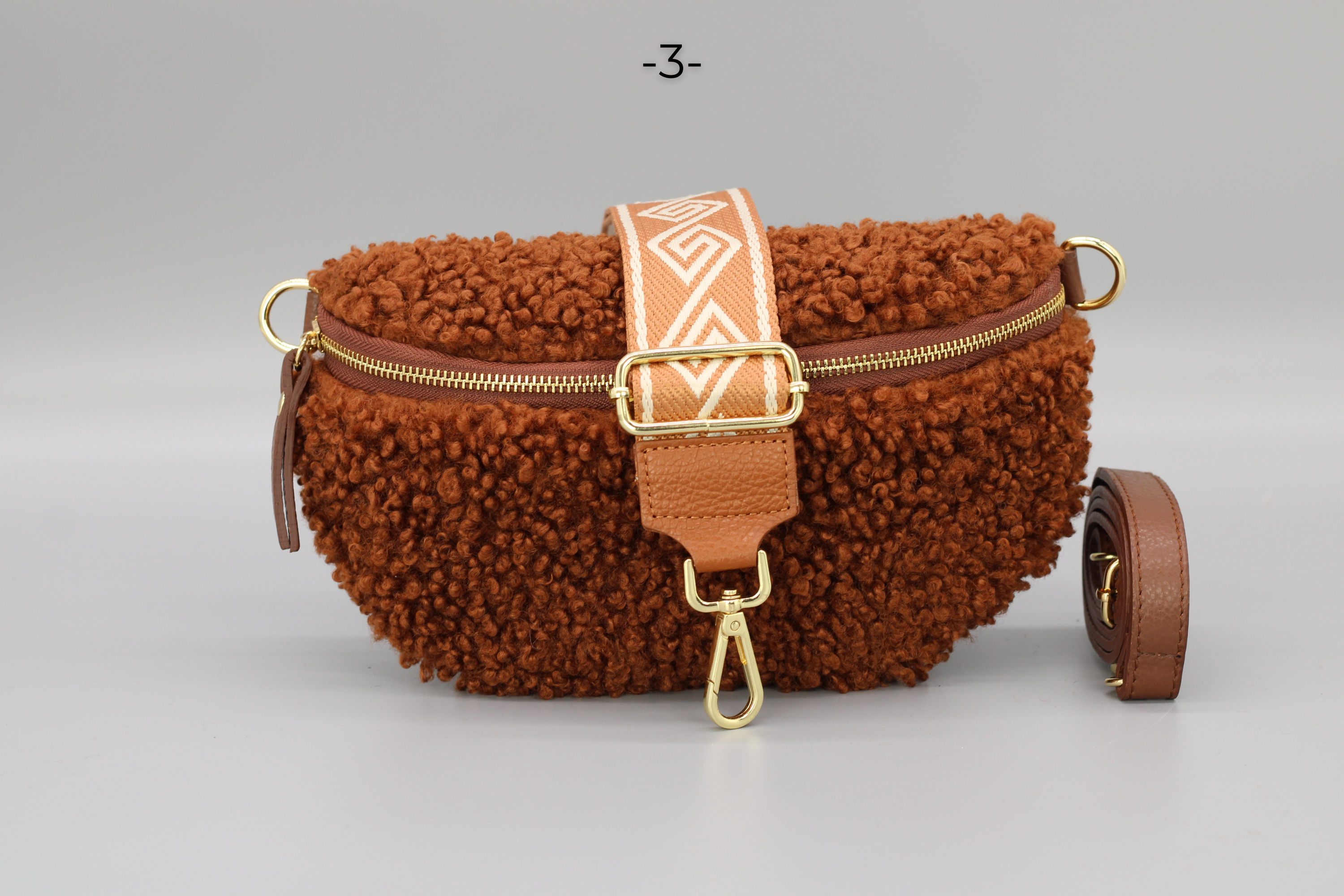 Teddy - Medium Cognac Braun (Gold)