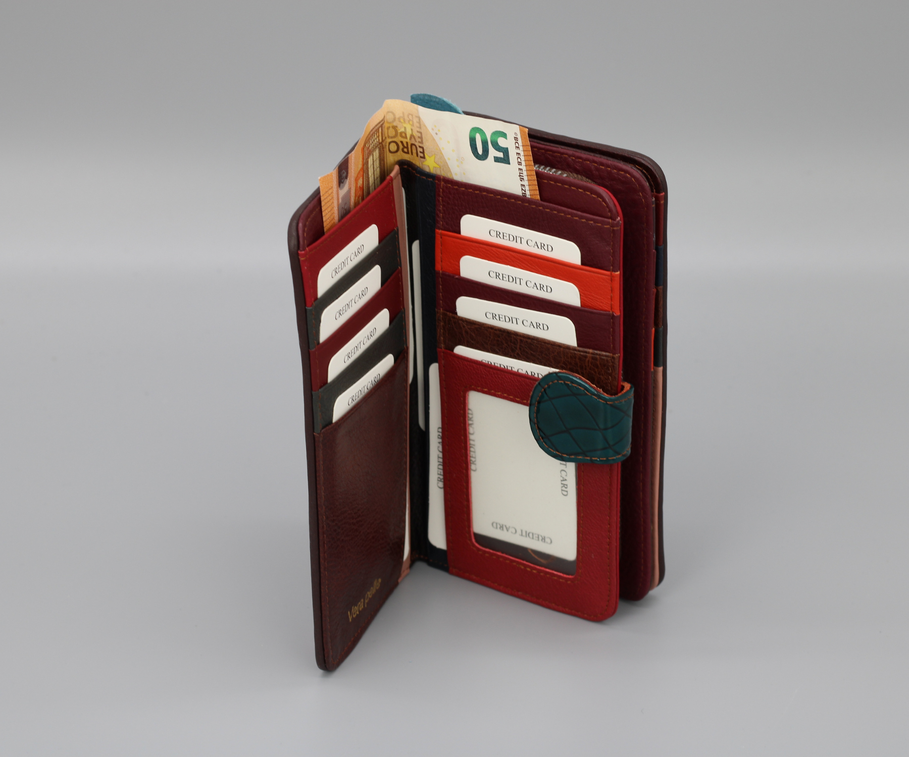 Buntes Portemonnaie Lang