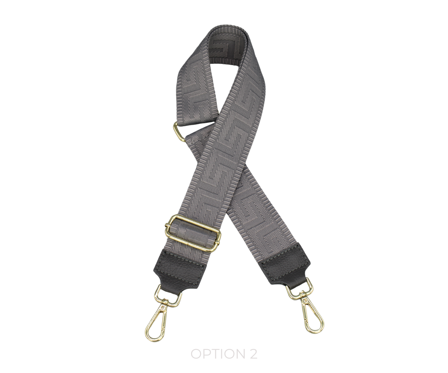 Taschenriemen - Dunkelgrau (Gold)