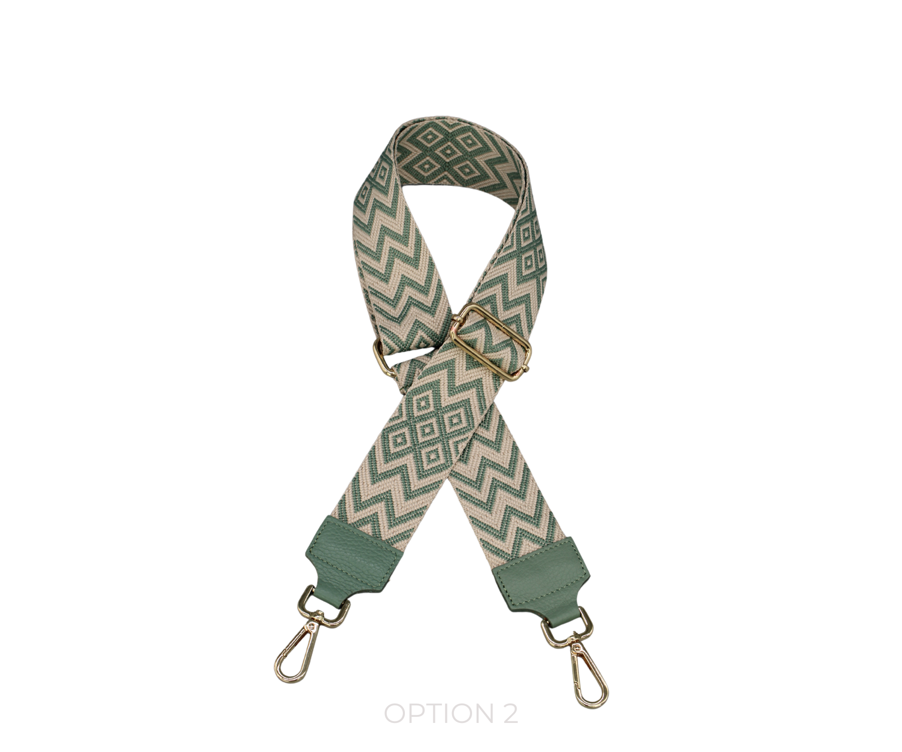 Taschenriemen - Mintgrün (Gold)