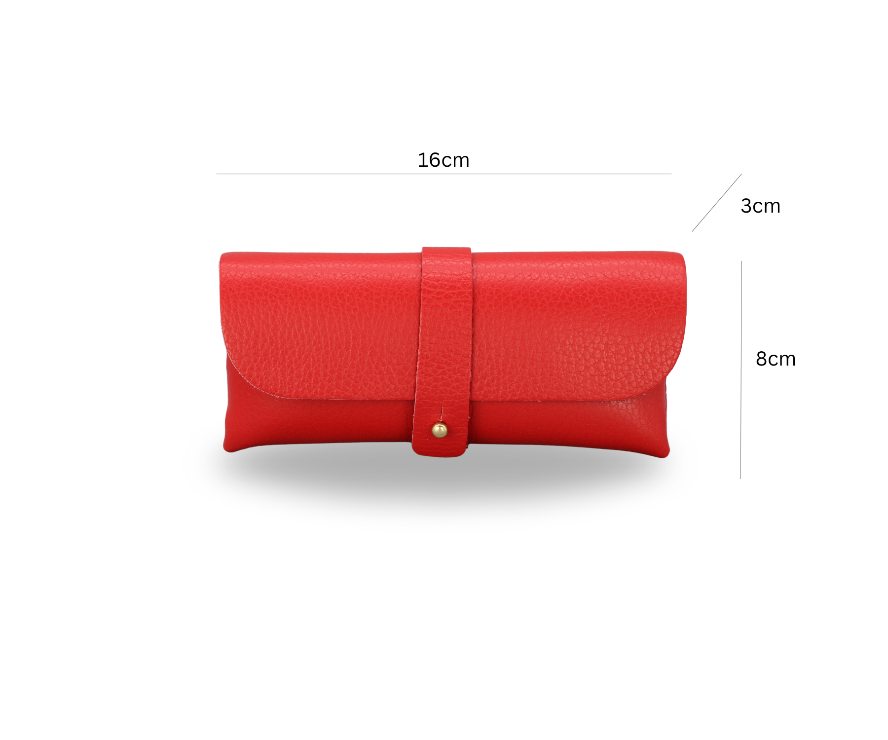 Glasses Case - Dark Cream