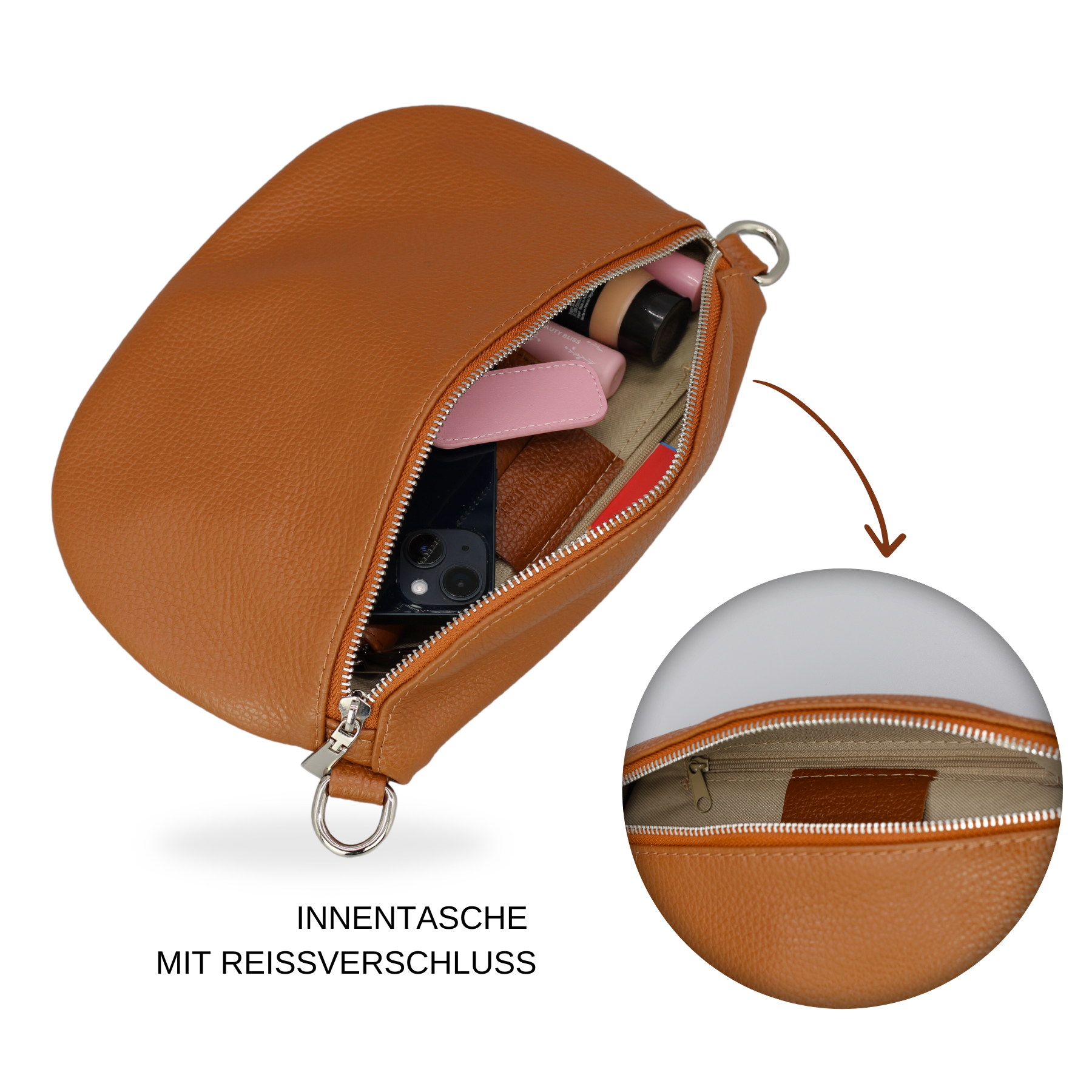 Afia - Cognac Brown (Silver)