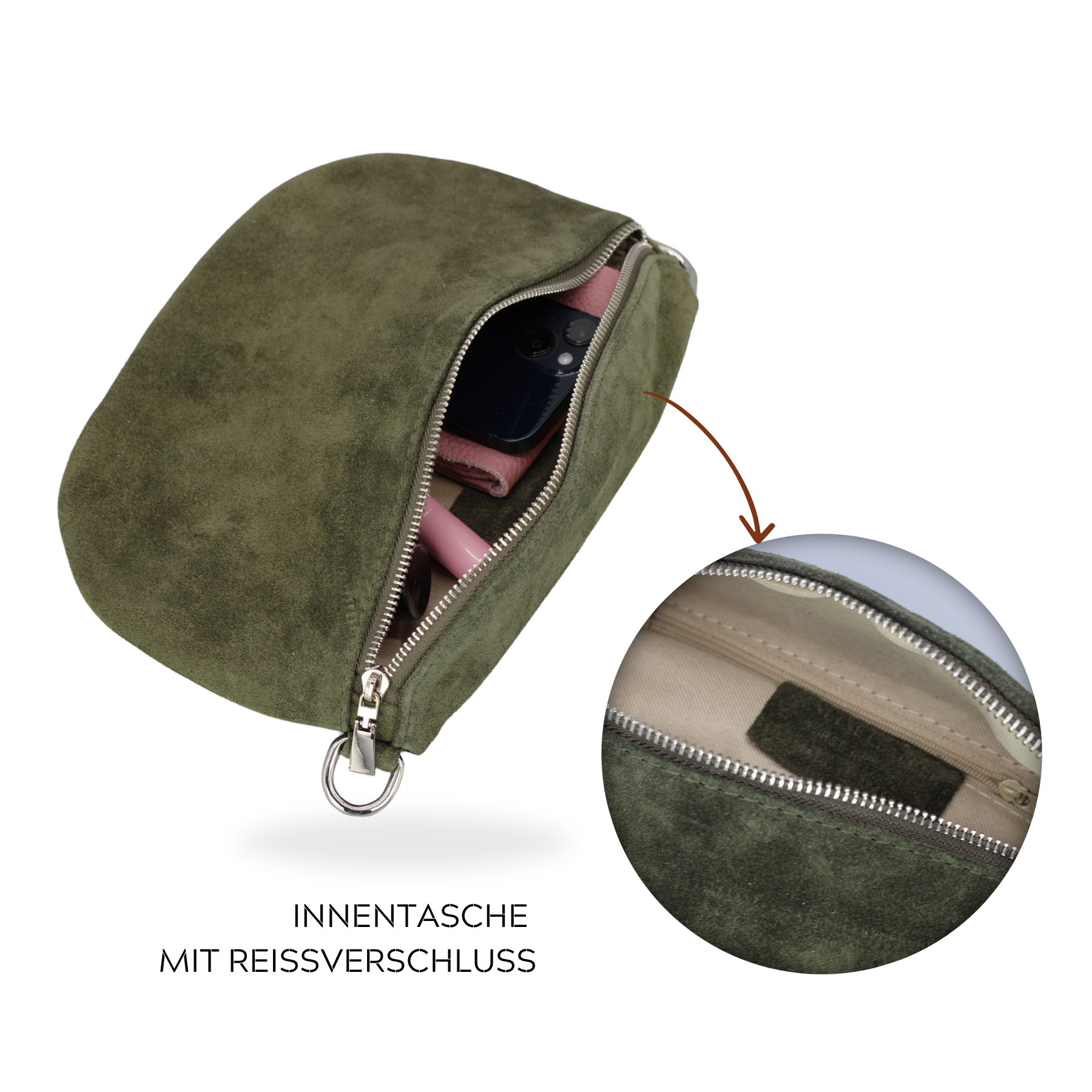 Afia Suede - Khaki