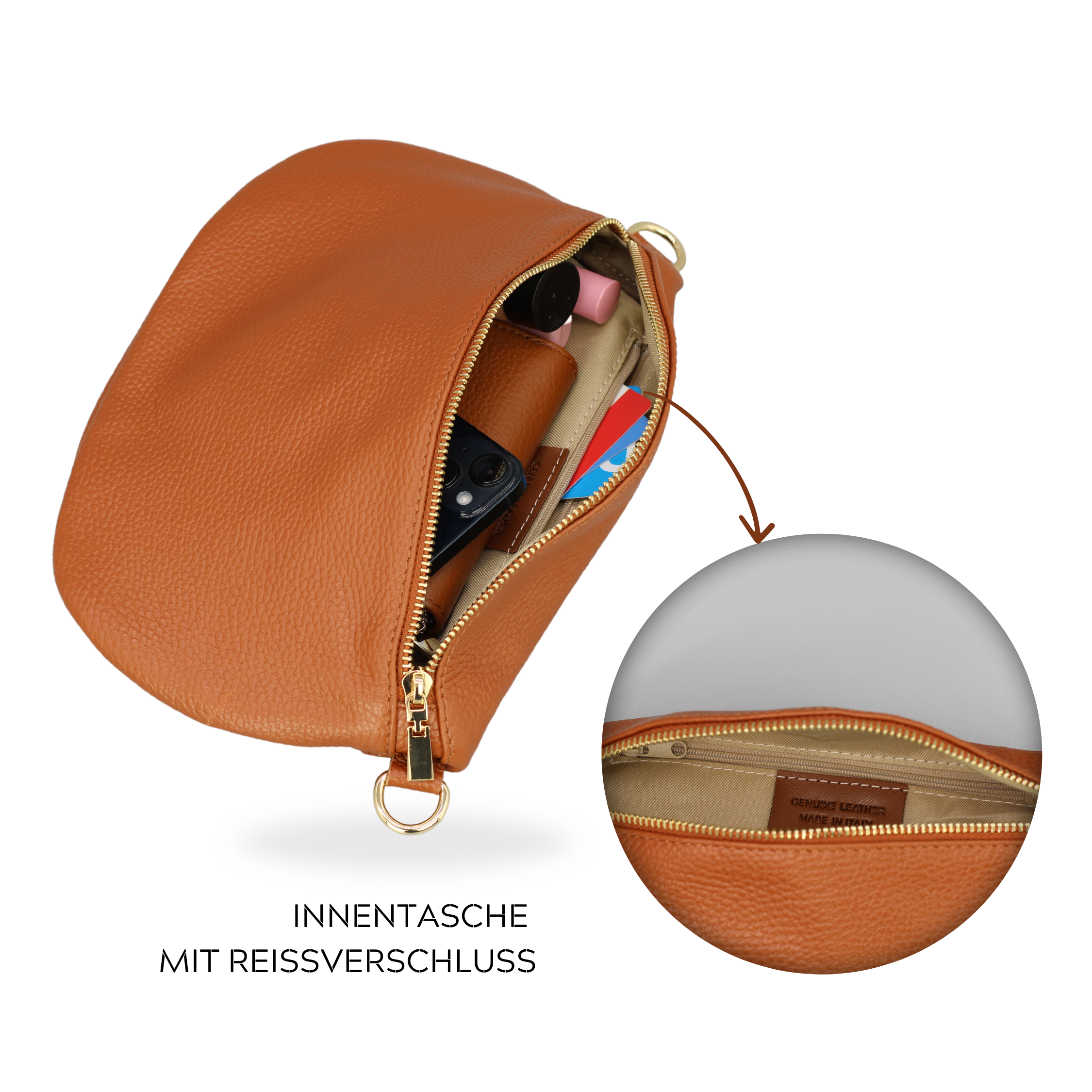 Afia - Cognac Brown (Gold)