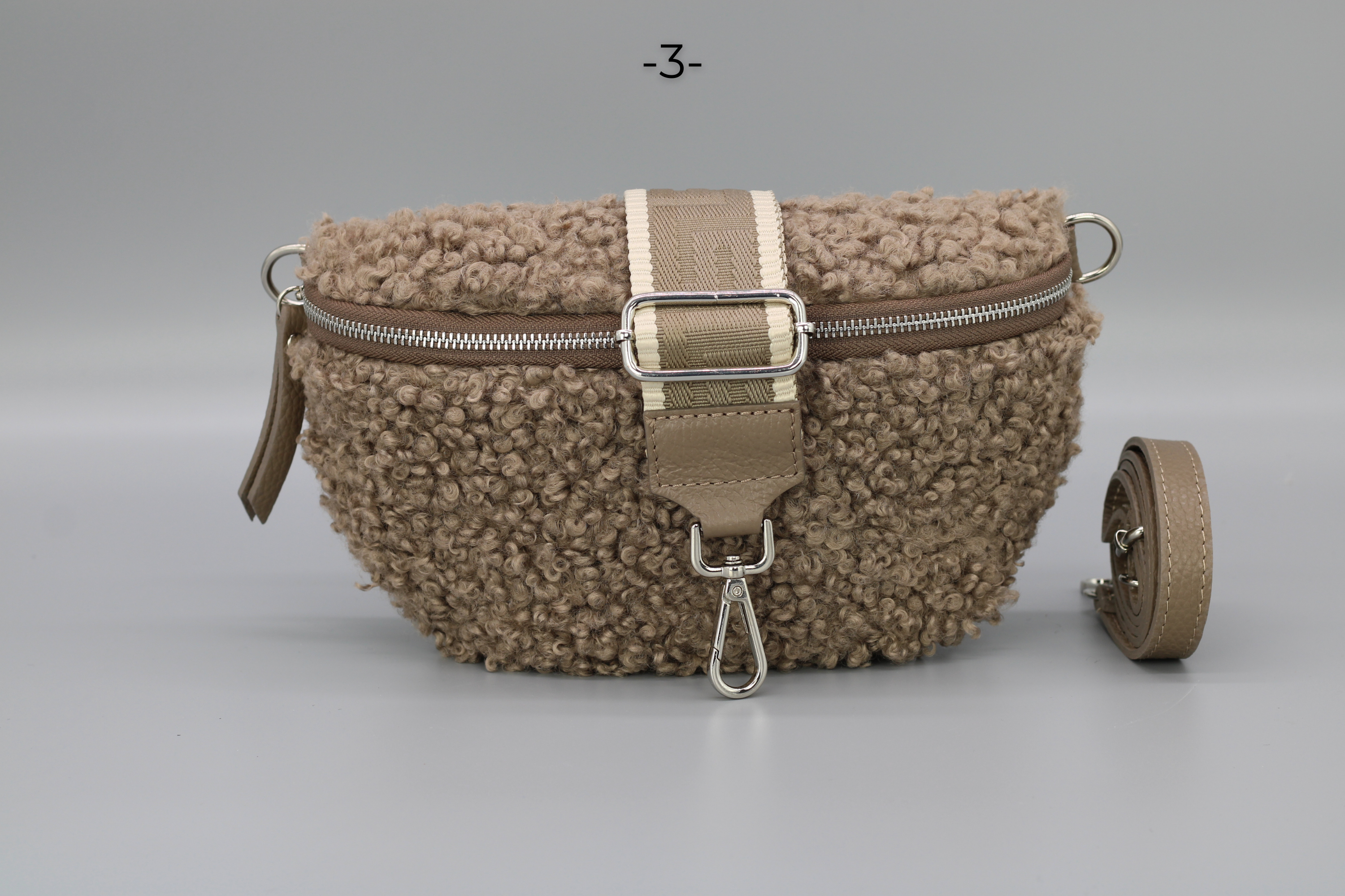 Teddy - Medium Taupe (Silber)