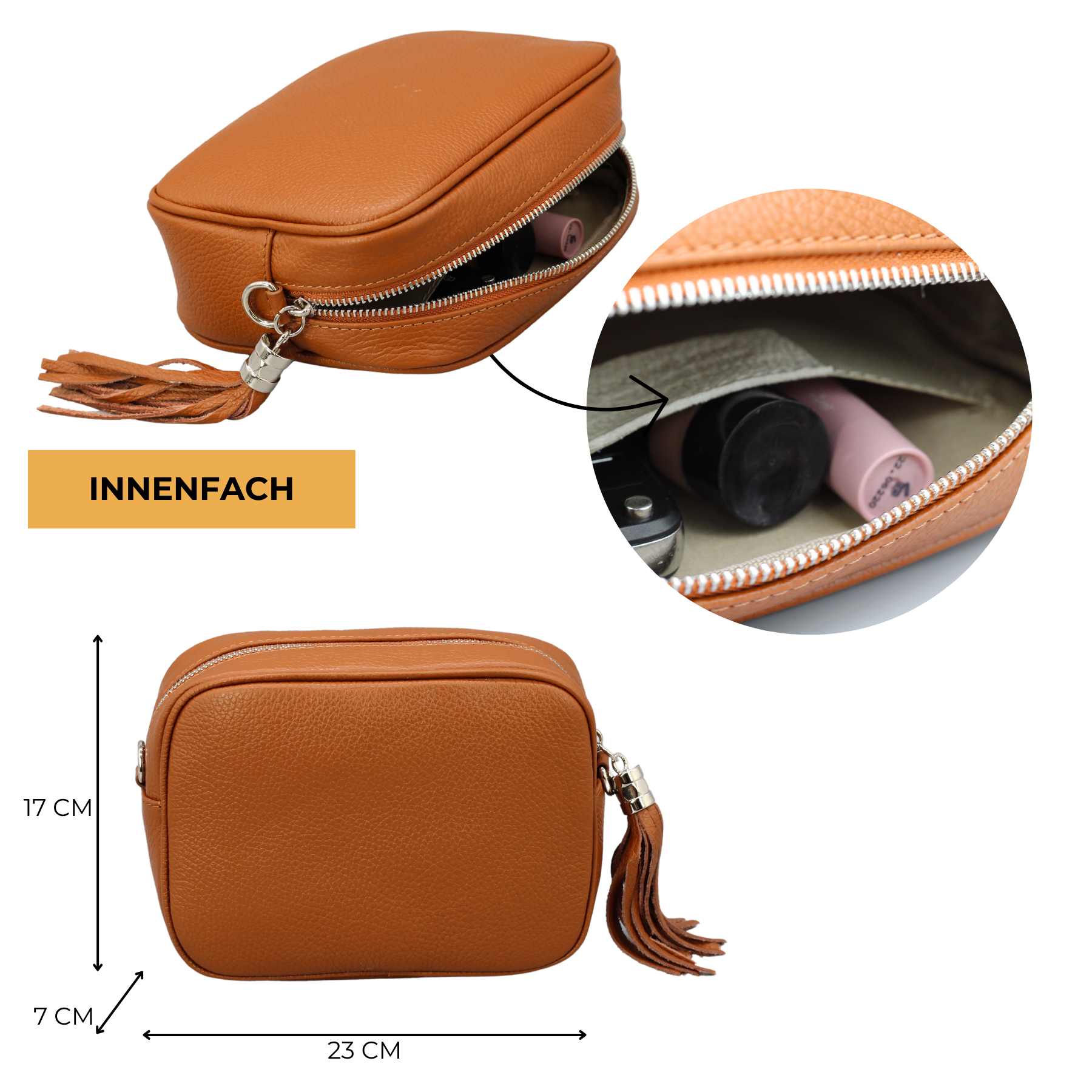 Kira - Cognac Braun (Silver)