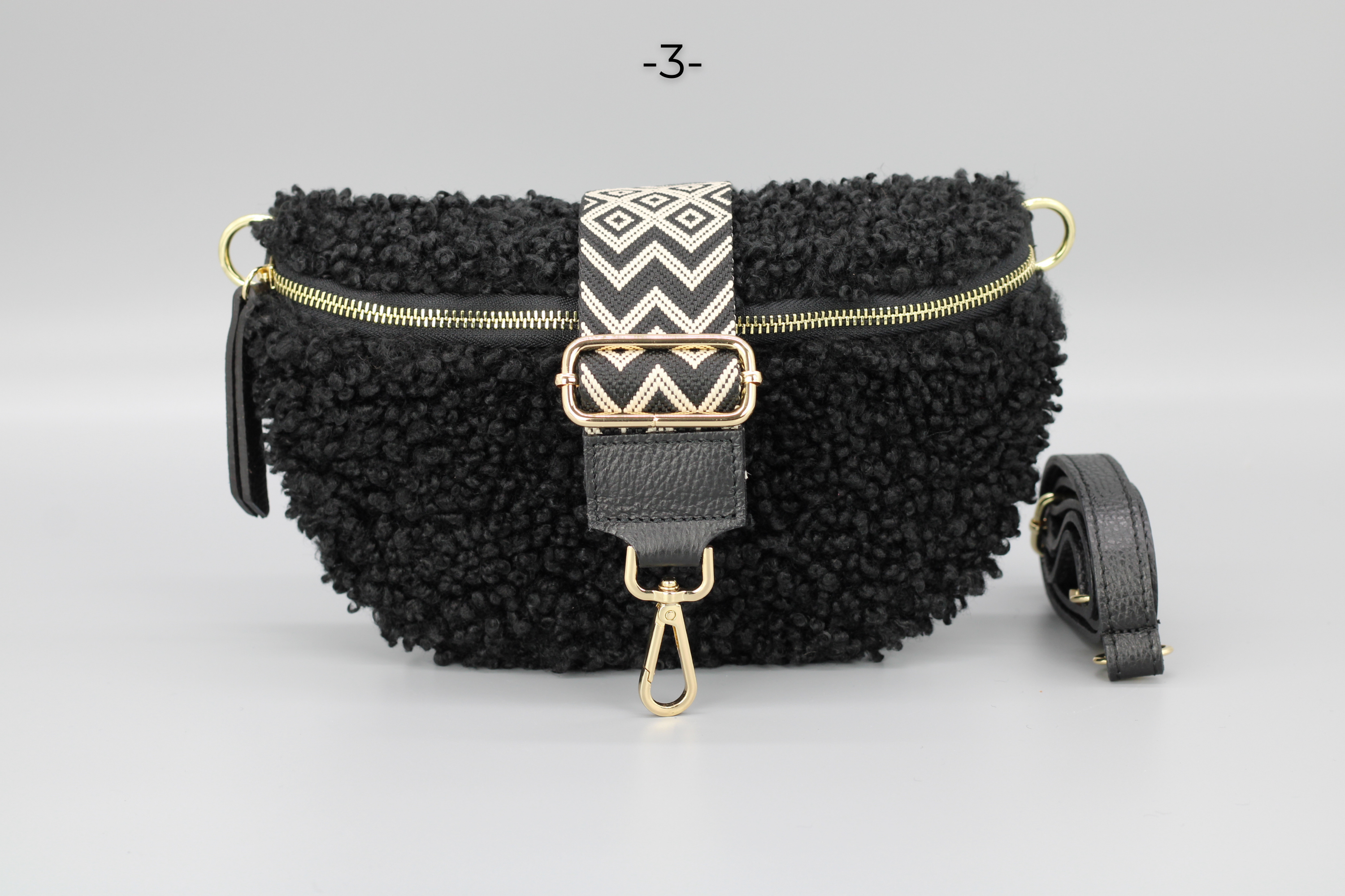 Teddy - Medium Schwarz (Gold)