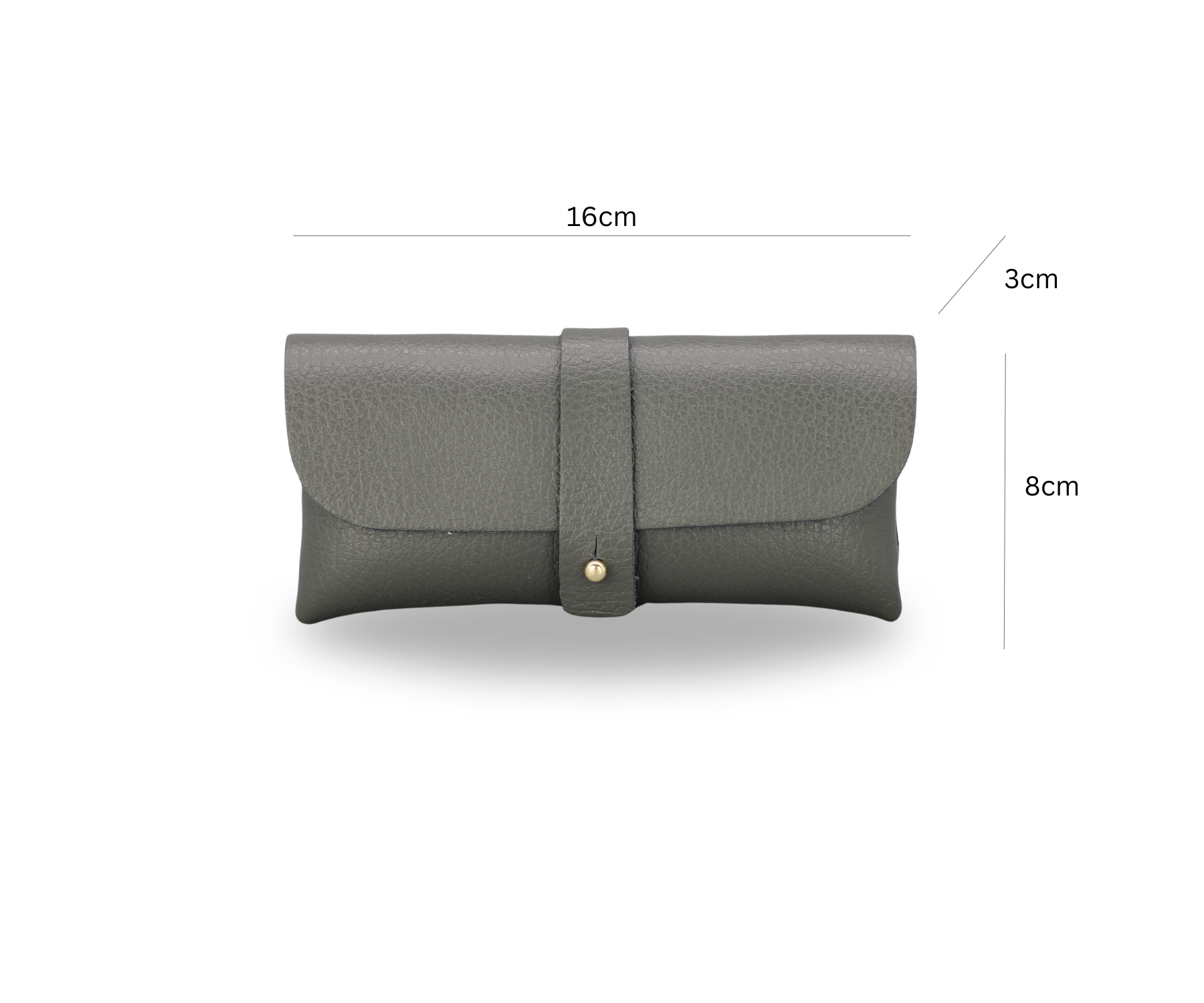 Glasses Case - Dark Cream