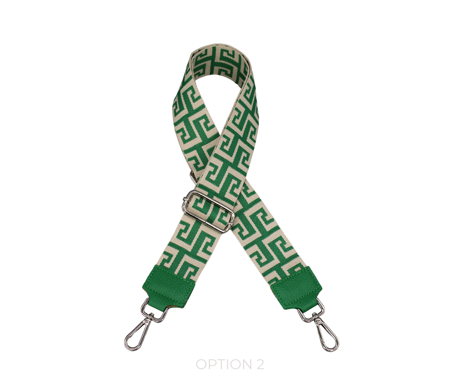 Taschenriemen - Grün (Silber)