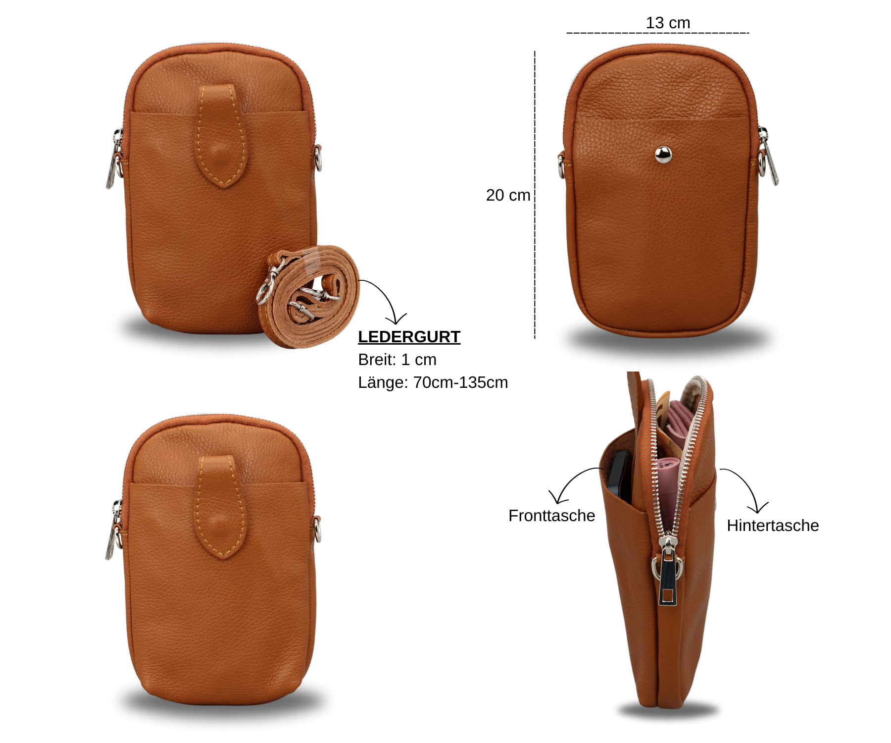 Kathie - Cognac Brown