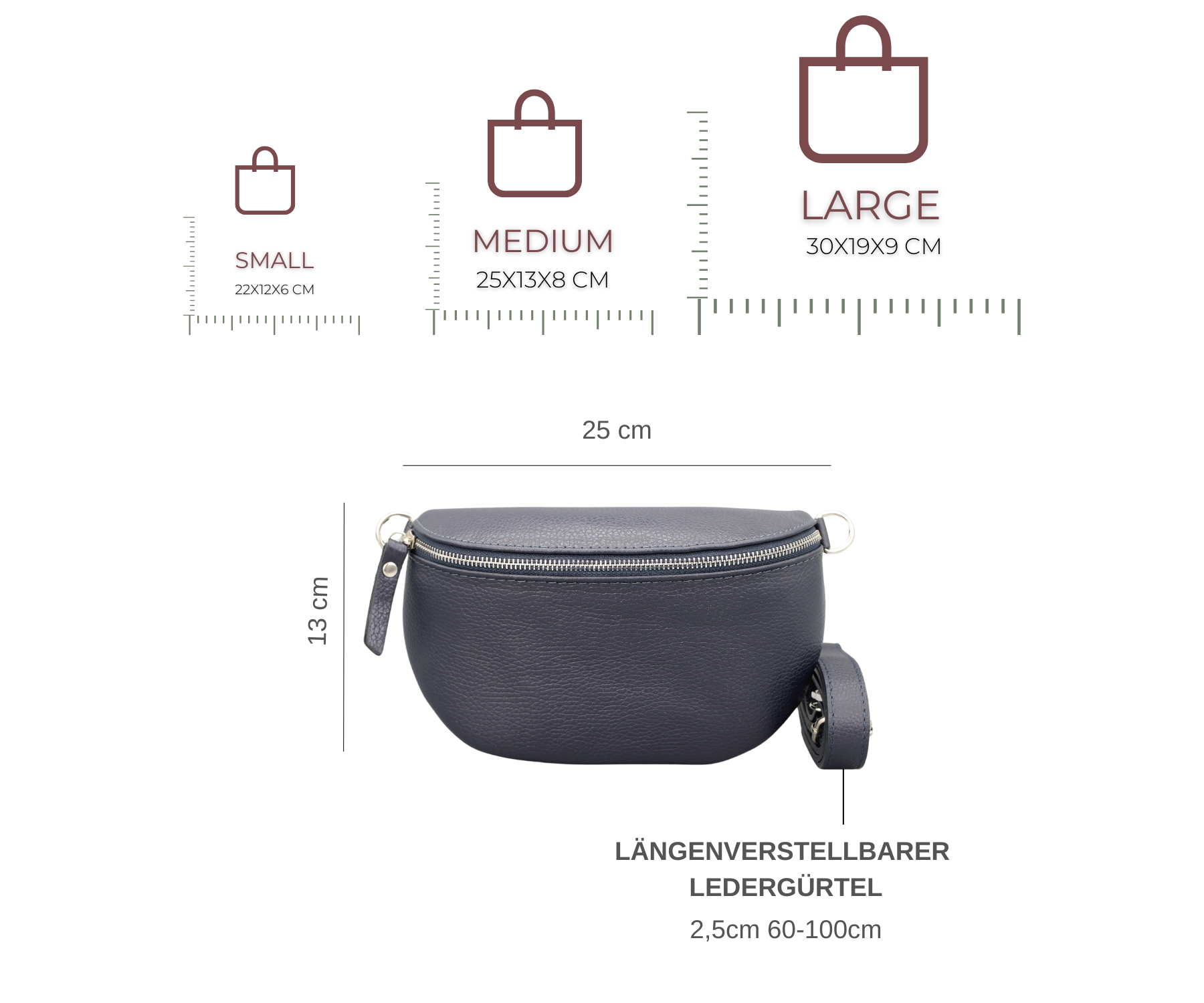 Sahel - Navy Blau (Silber)