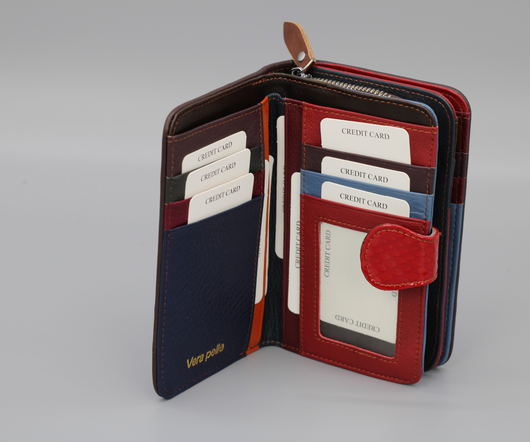 Buntes Portemonnaie Kurz