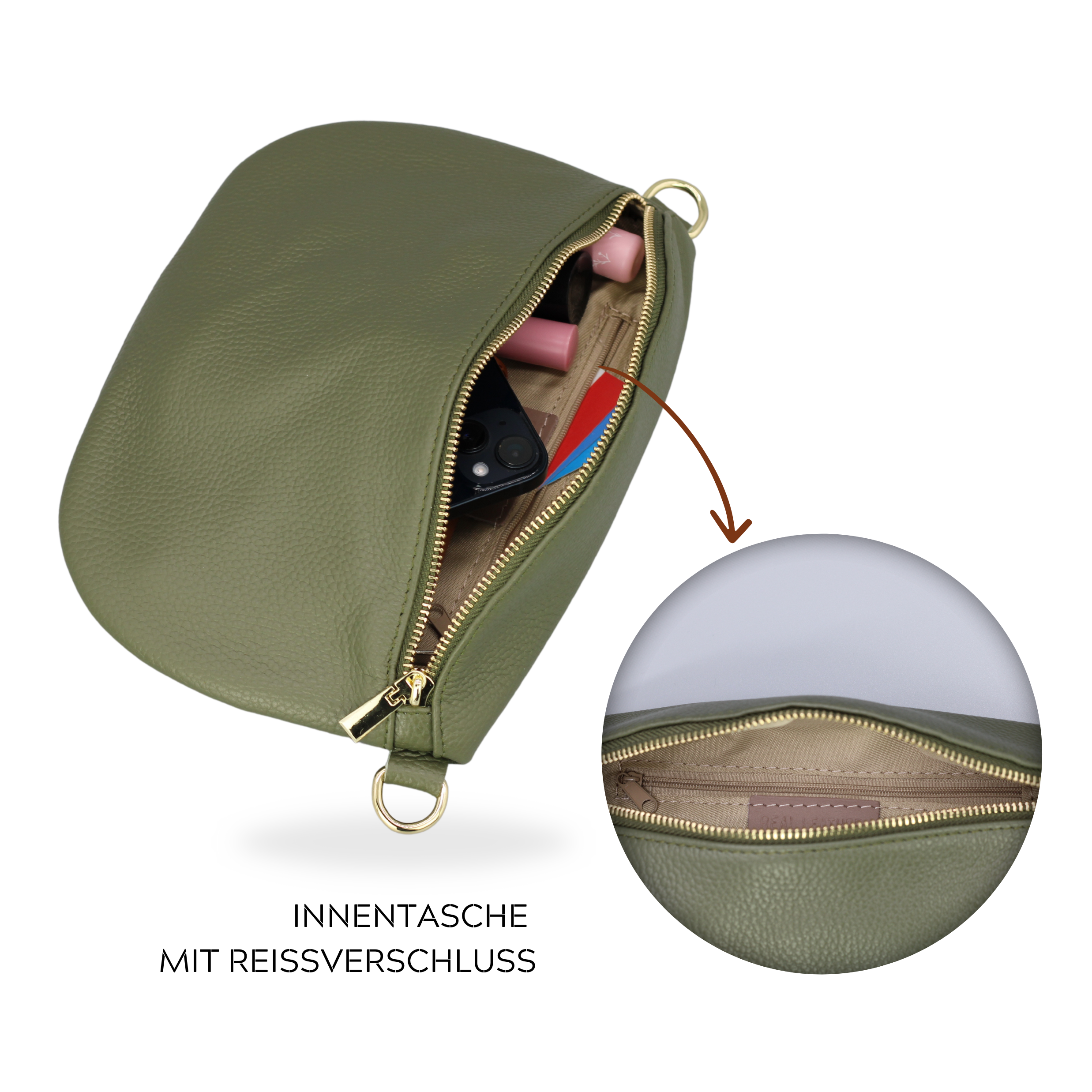 Afia - Khaki (Gold)