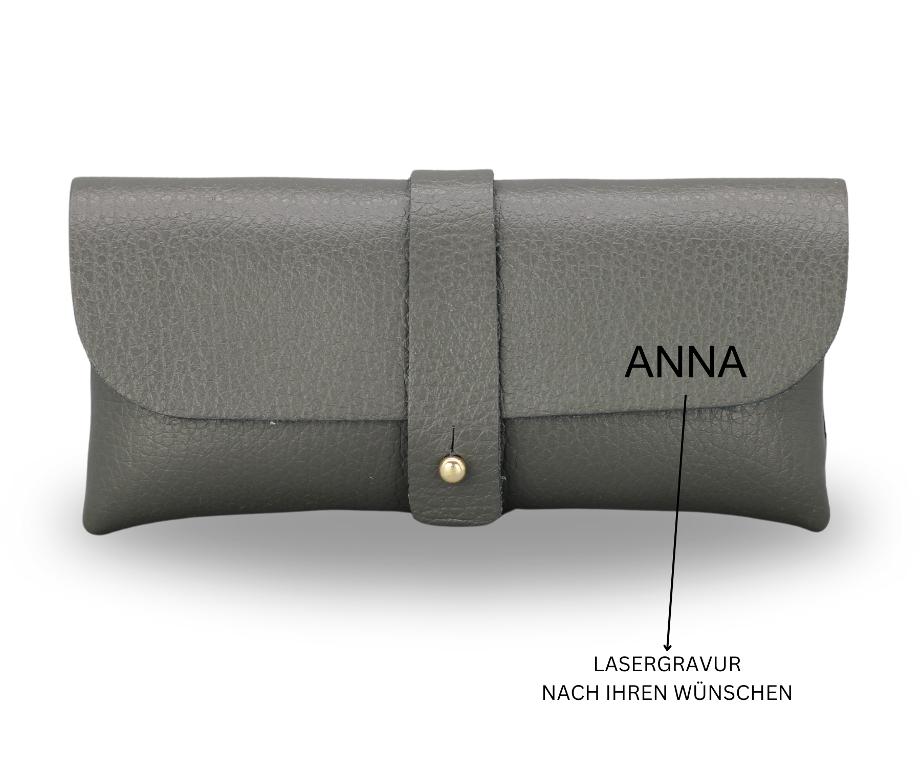 Glasses Case - Dark Cream