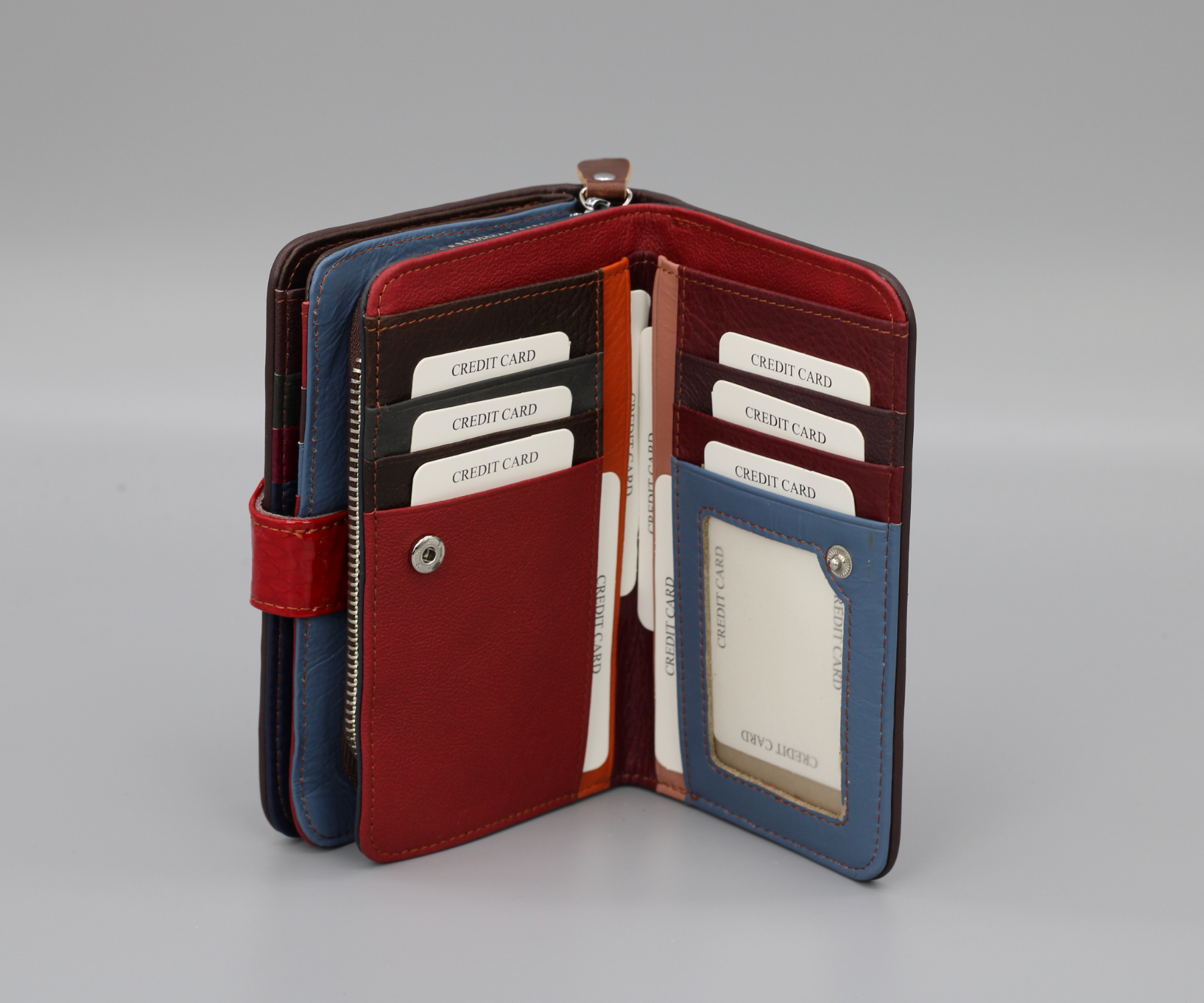 Buntes Portemonnaie Kurz