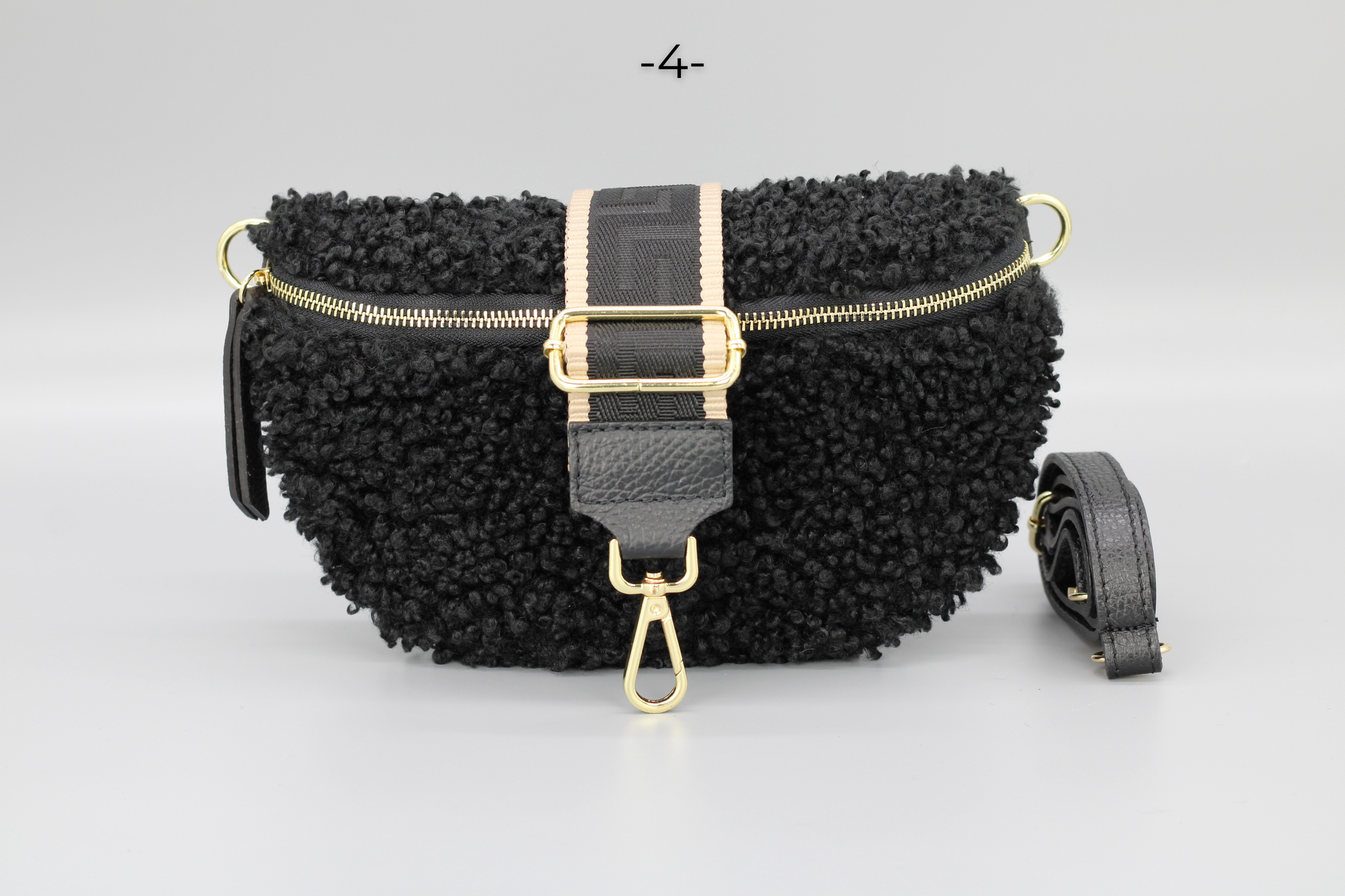 Teddy - Medium Schwarz (Gold)