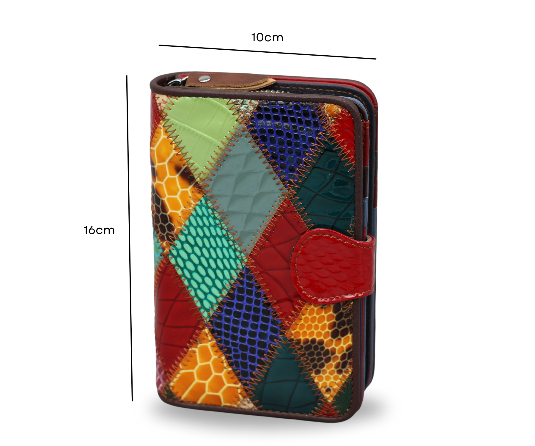 Buntes Portemonnaie Kurz