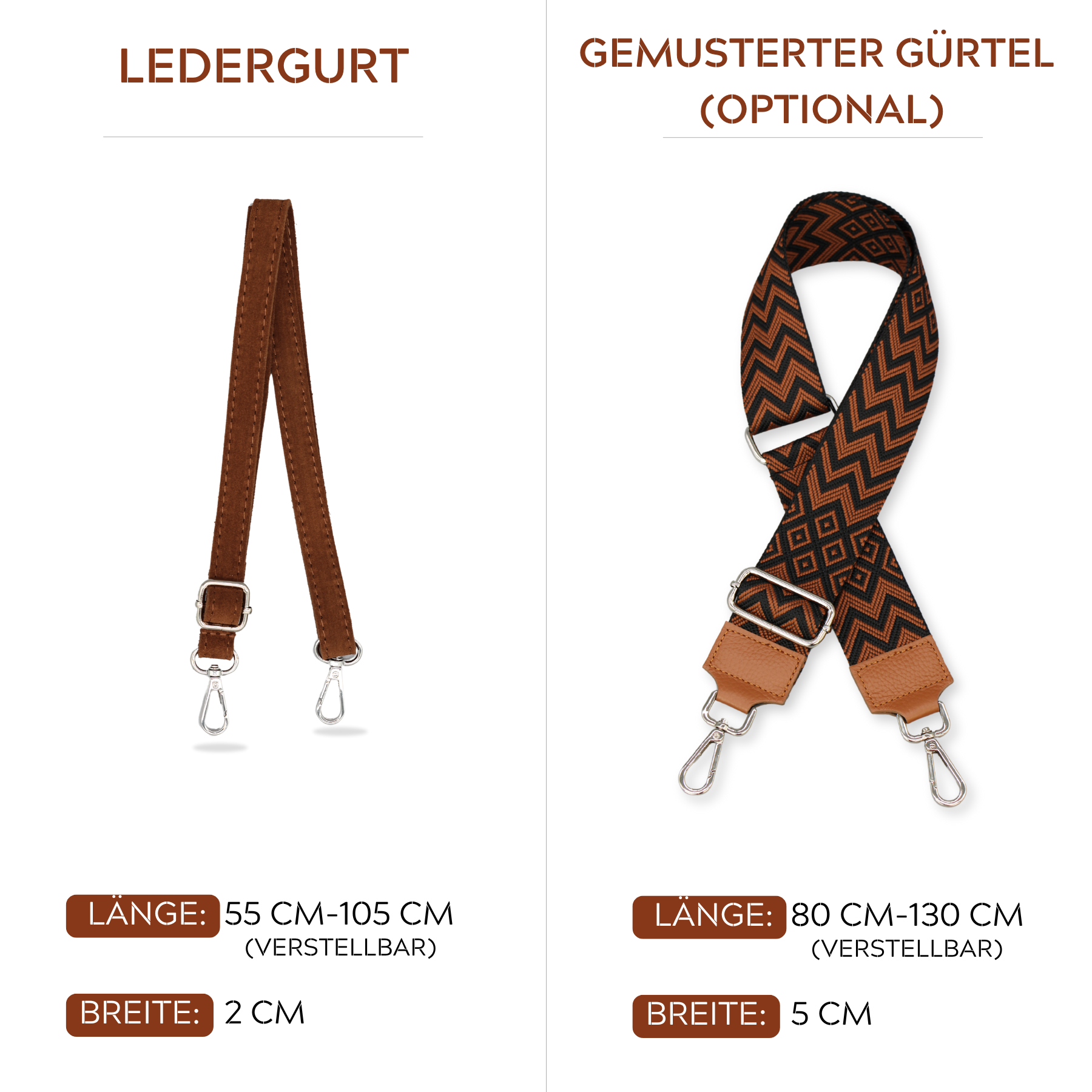 Afia Suede - Cognac Braun